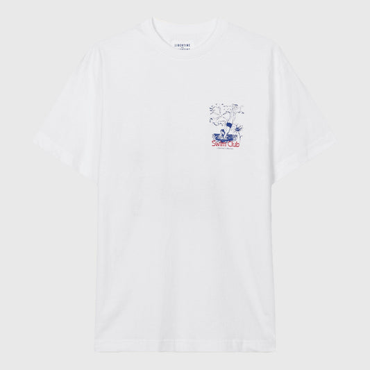 Libertine-Libertine Beat Swim Club Splash T-Shirt - White T-Shirt Libertine-Libertine 