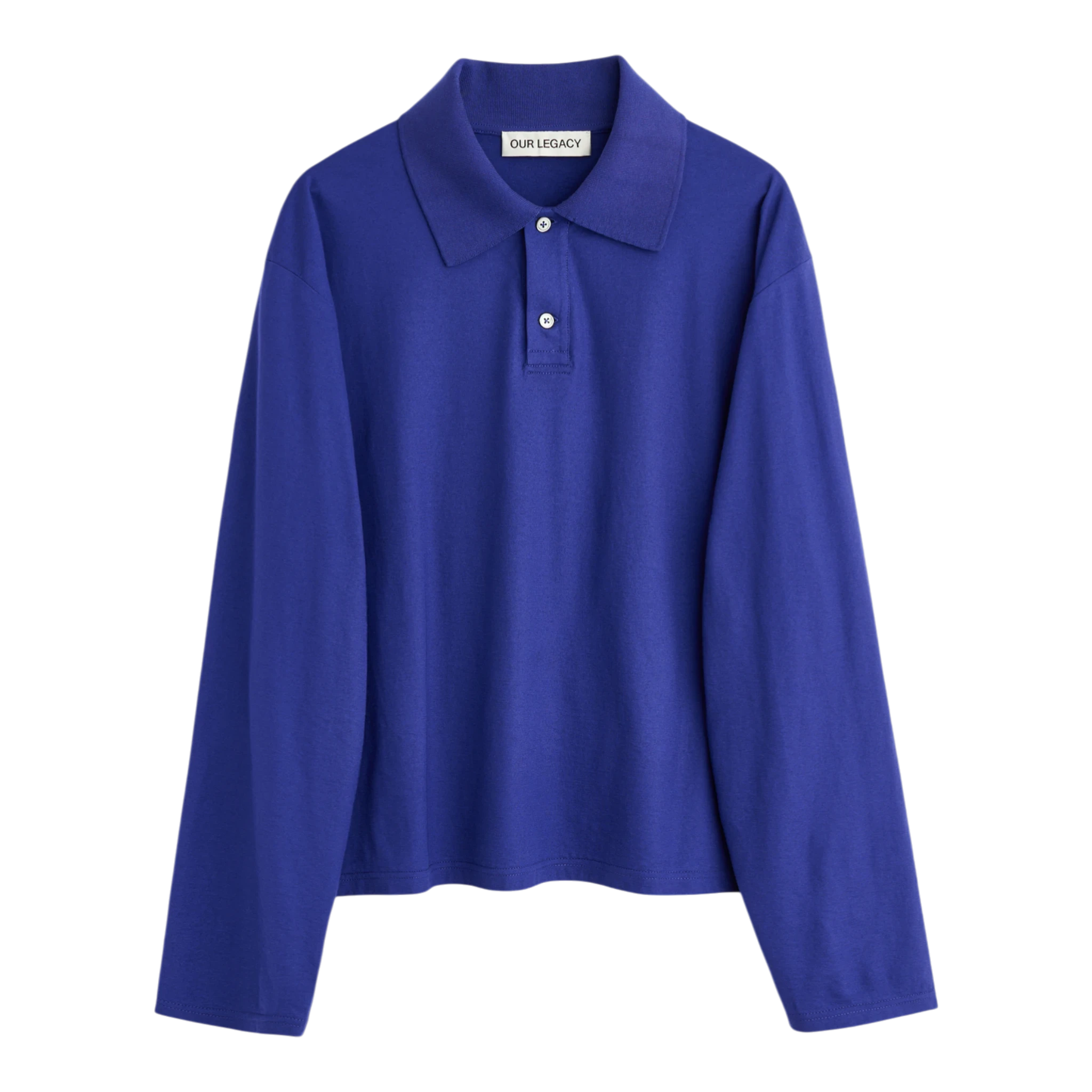 Our Legacy Rugby Longsleeve - Deep Blue High Twist Jersey – Dapper