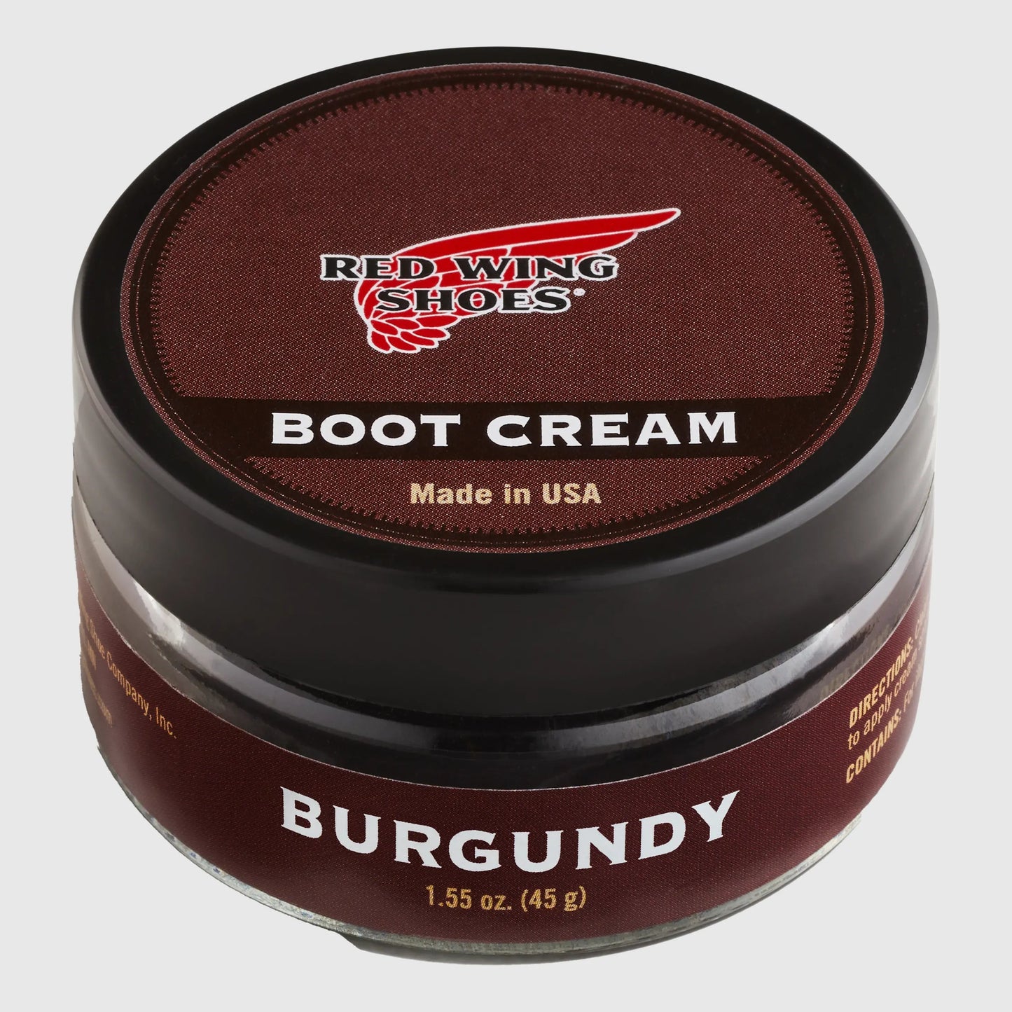 Red Wing Boot Cream Shoe Care Red Wing Burgundy 