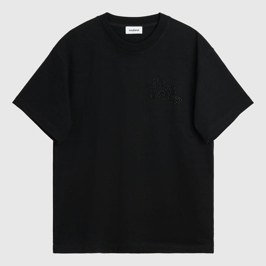 Soulland Kai Beaded T-Shirt - Black T-shirt Soulland 