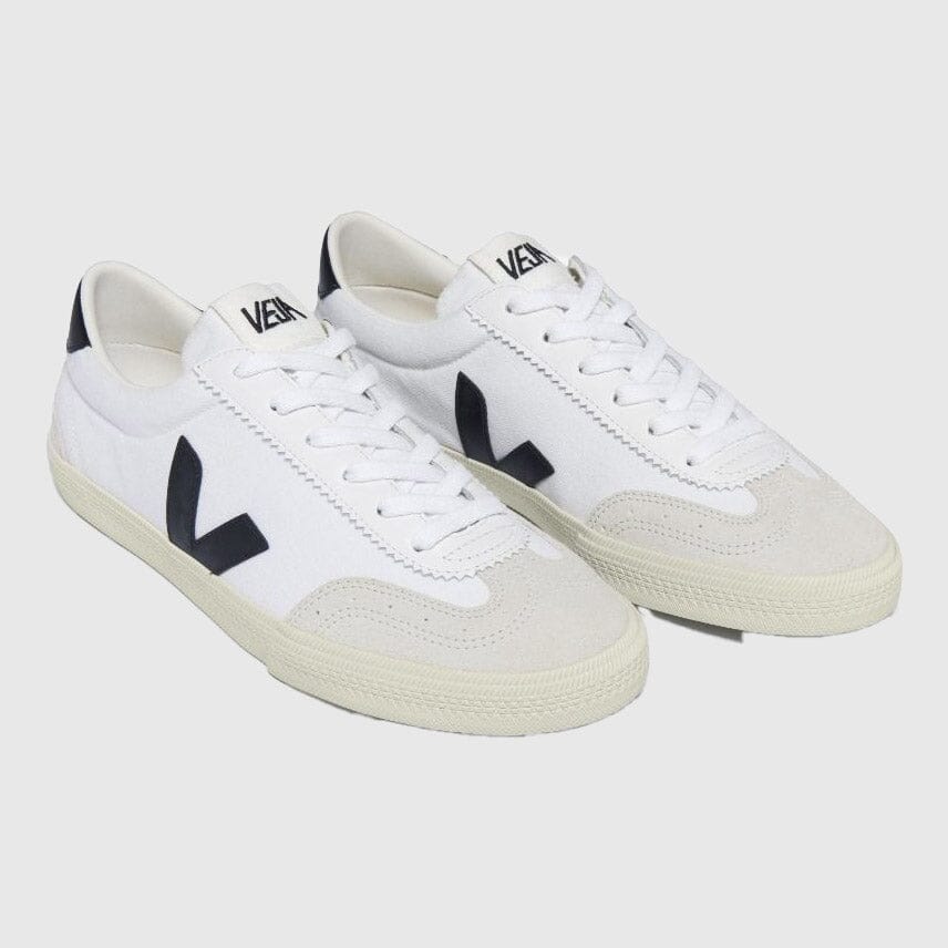 Veja Volley Canvas Sneaker - White / Black Sneakers Veja 