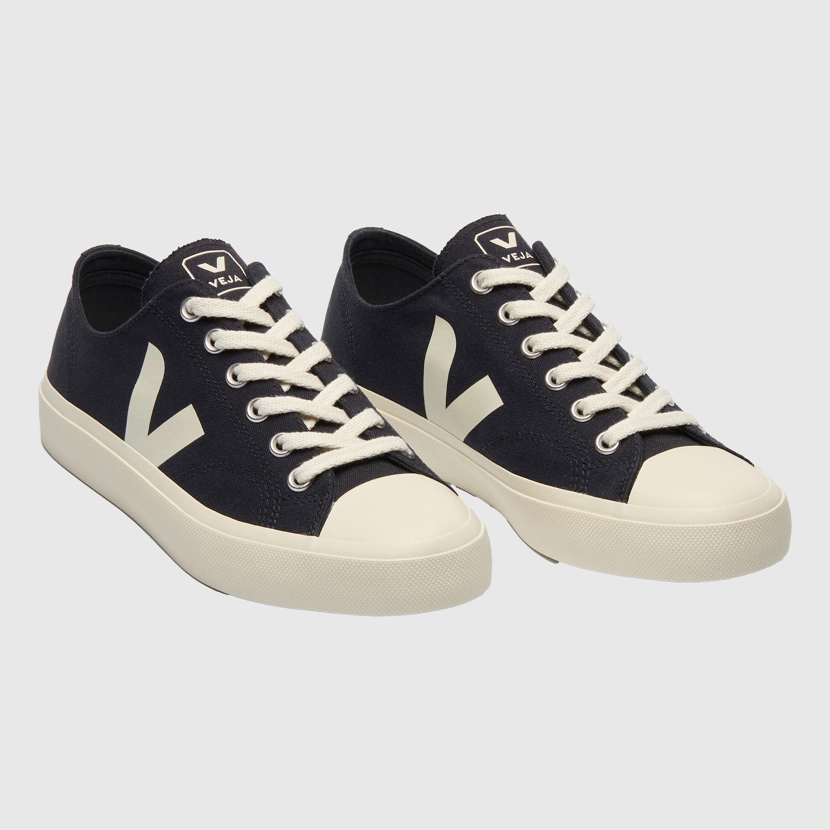 Canvas Sneakers Veja Noire Veja Black Canvas Sneaker Veja Wata II