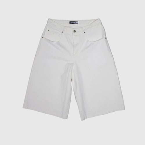 1313 SELAH Benji Denim Shorts - Off White Shorts 1313 SELAH 