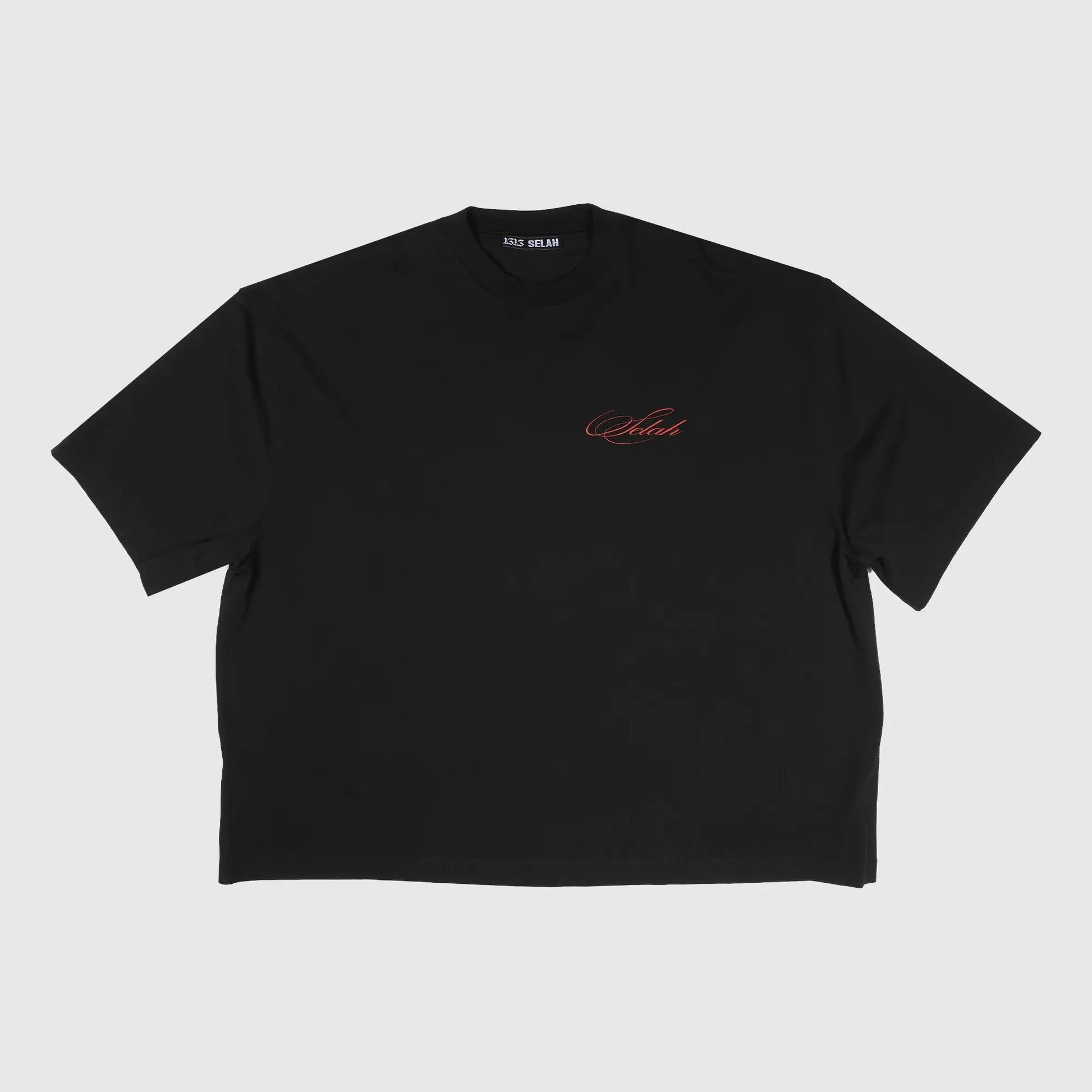 1313 SELAH Blood Rose Rosario - Black T-shirt 1313 SELAH 