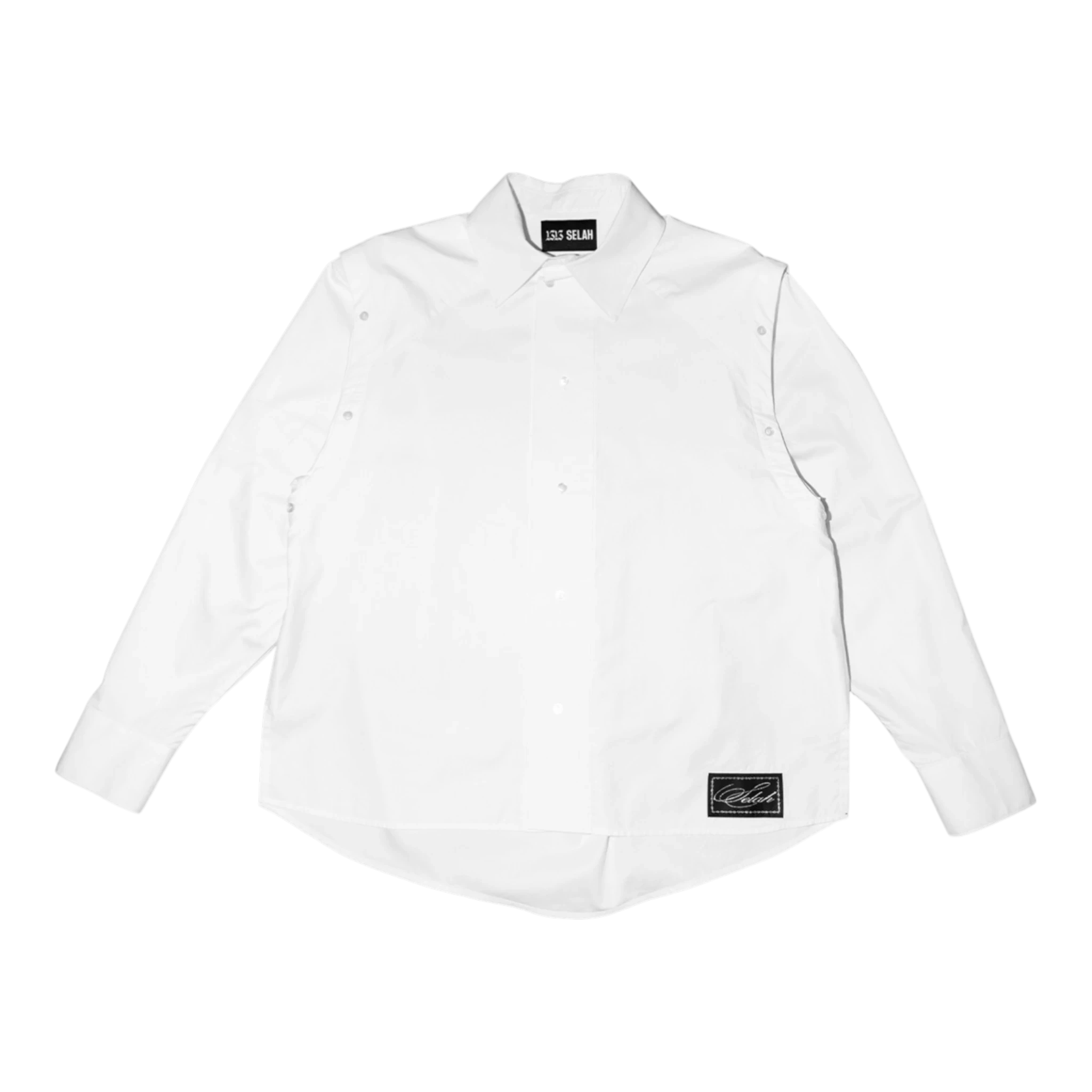 1313 Selah lan Double Shirt - White Shirt 1313 Selah 