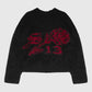 1313 SELAH Rose Alpaca Crewneck - Black Knitwear 1313 SELAH 