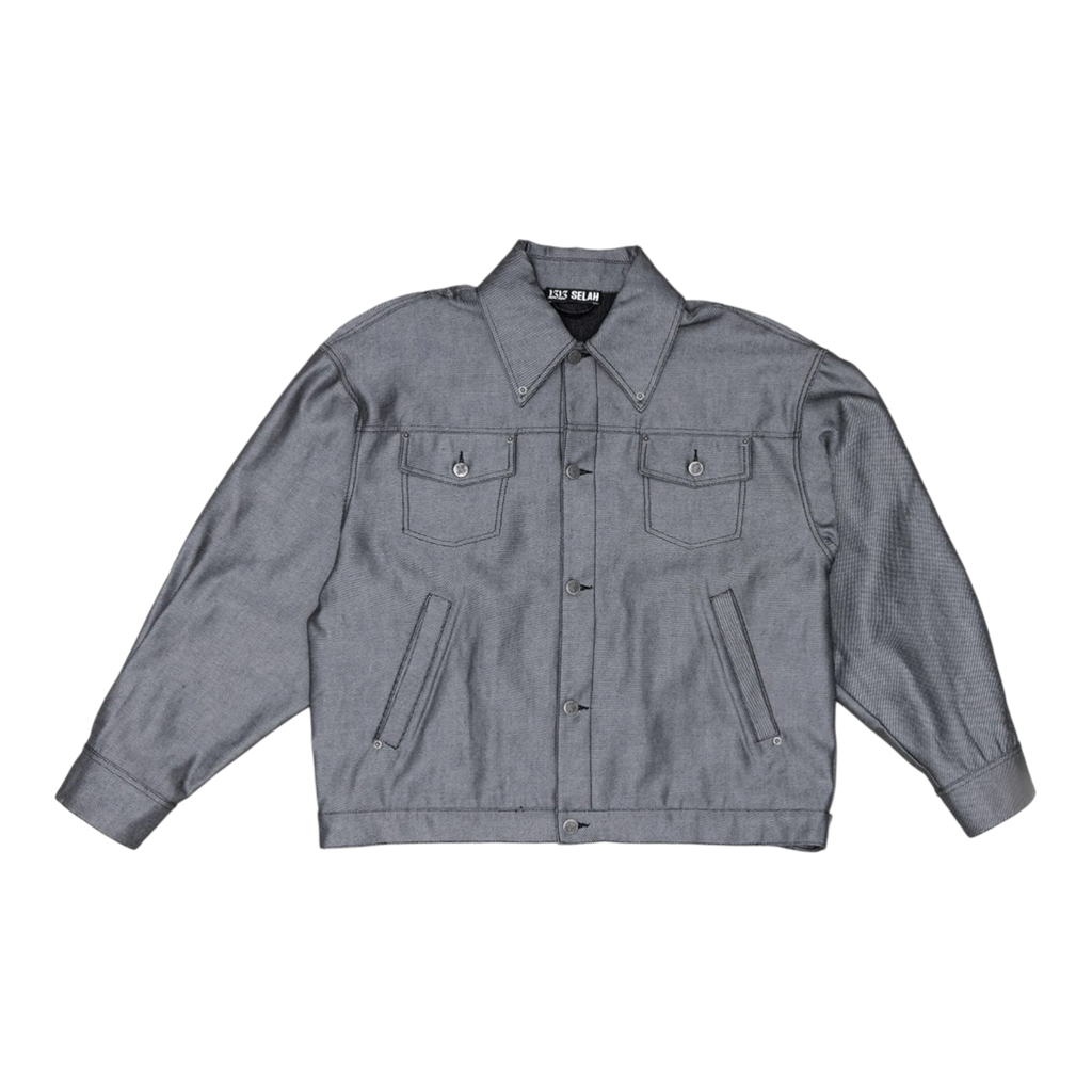 1313 selah santiago denim jacket - silver Jacket 1313 Selah 