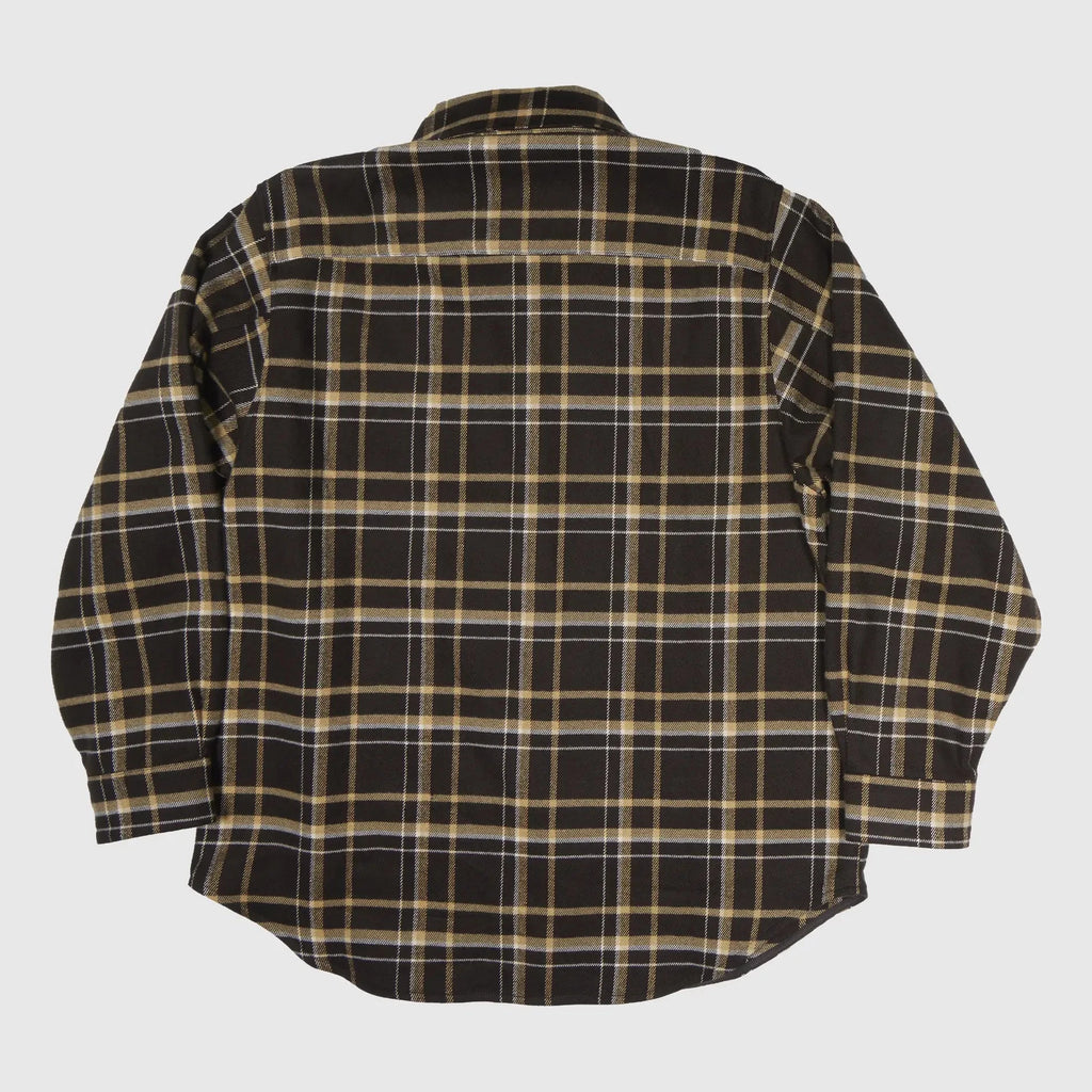 1313 SELAH Teo Flannel Shirt - Olive & Yellow Check Shirt 1313 SELAH 