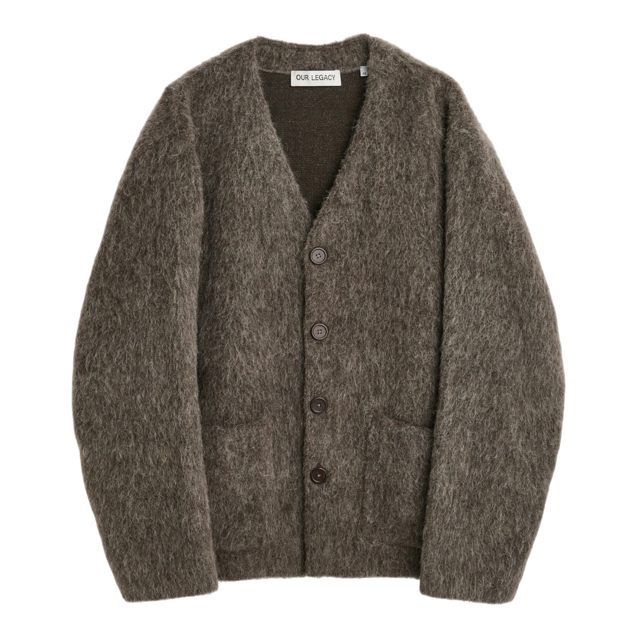 Our Legacy - Cardigan - Mole Grey Hairy Wool