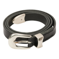Our Legacy - 2 cm Belt - Black Leather