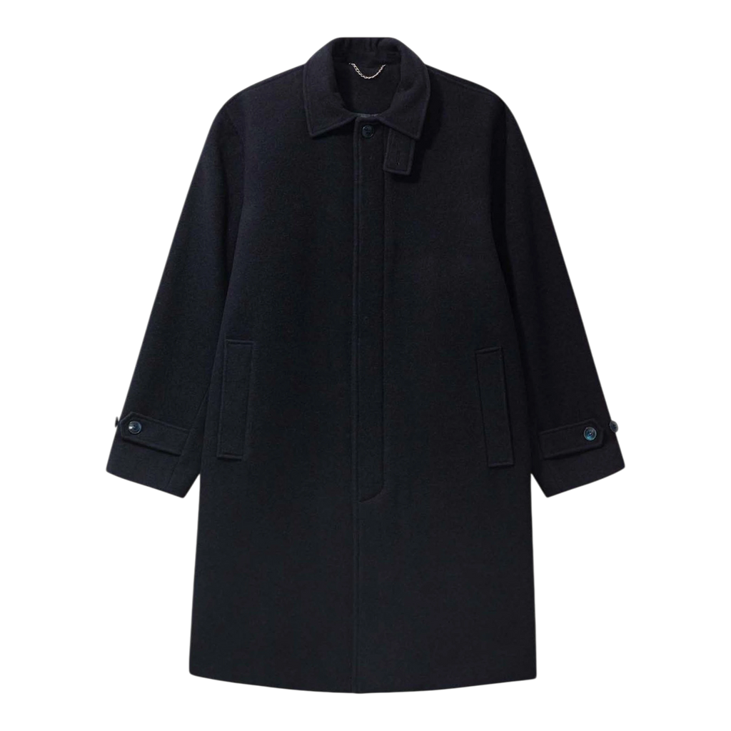 Palmes - Cedric Wool Coat - Navy main product image