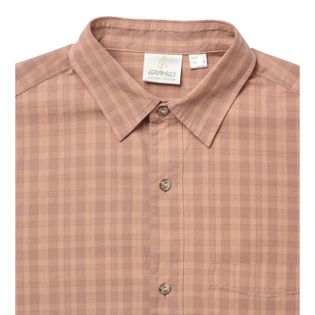 Gramicci - Heavy Weight Checkered Shirt - Plum detail product image