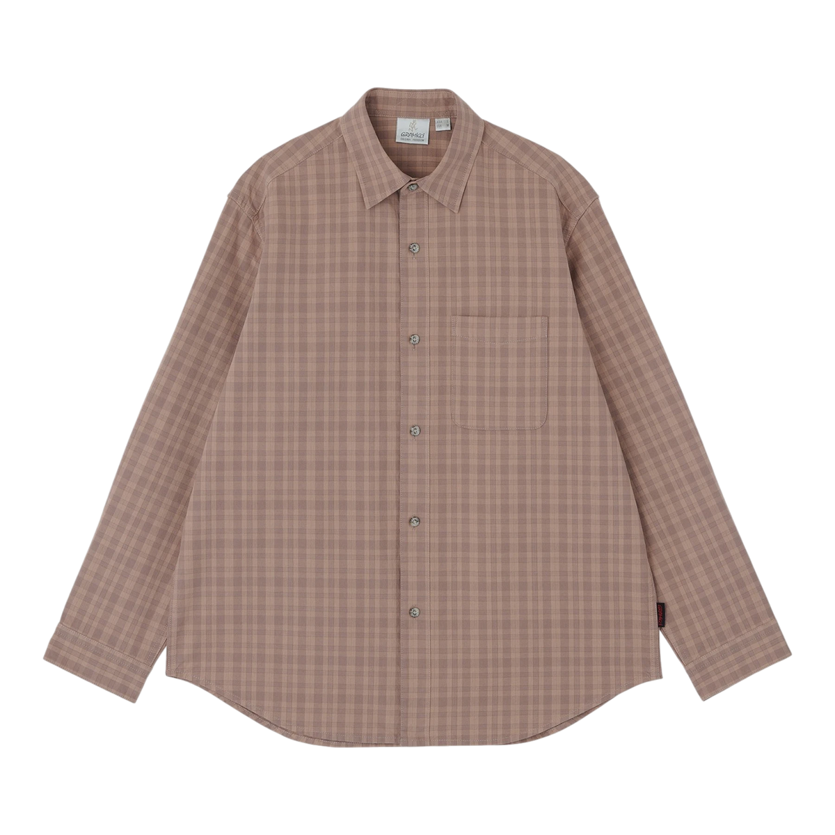 Gramicci - Heavy Weight Checkered Shirt - Plum main product image