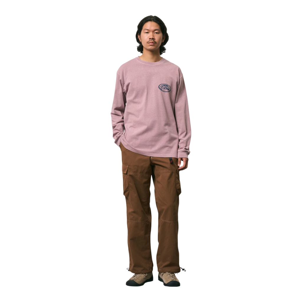 Gramicci - Gce L/S Tee Pigment Dyed - Lilac Pigment lifestyle product image