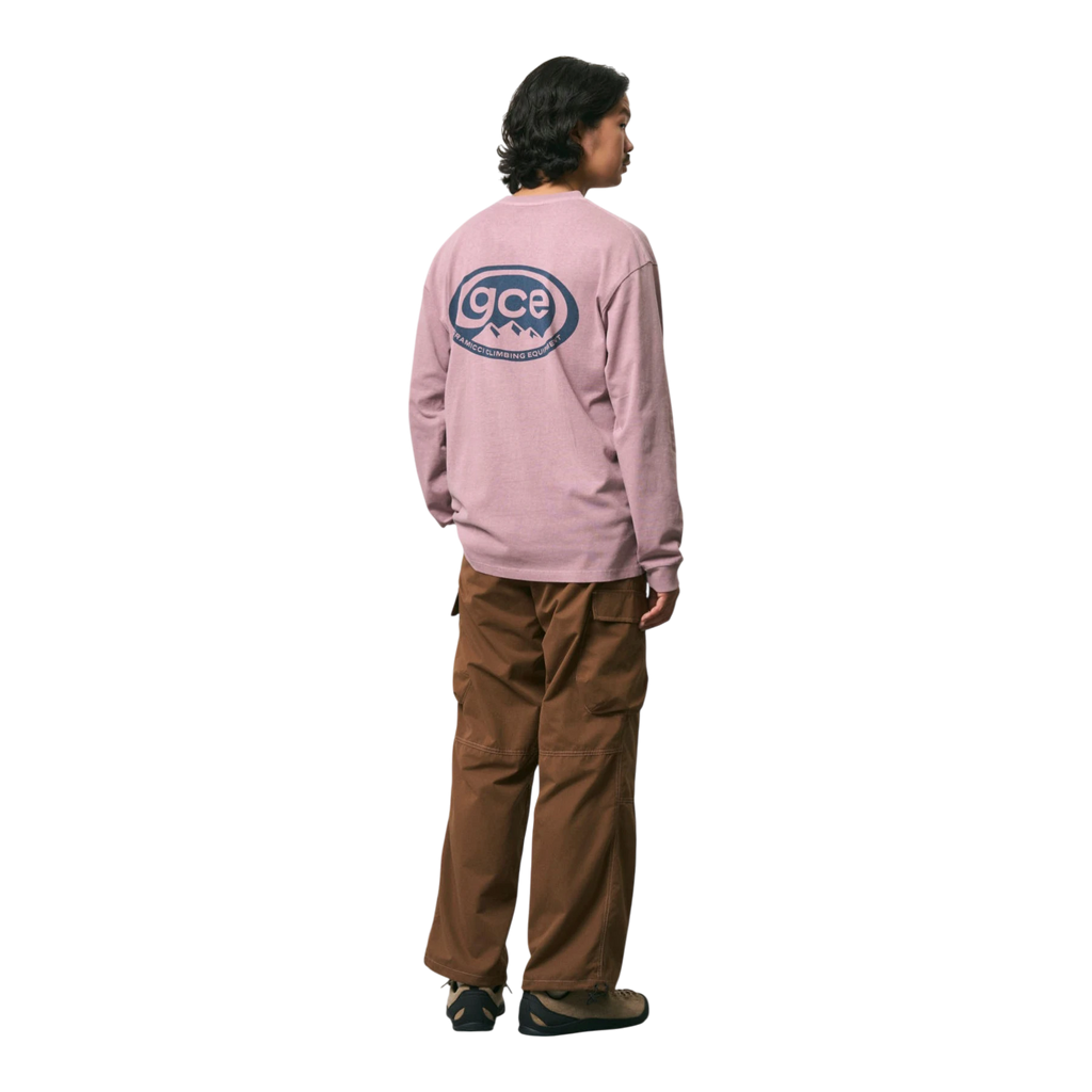Gramicci - Gce L/S Tee Pigment Dyed - Lilac Pigment lifestyle product image