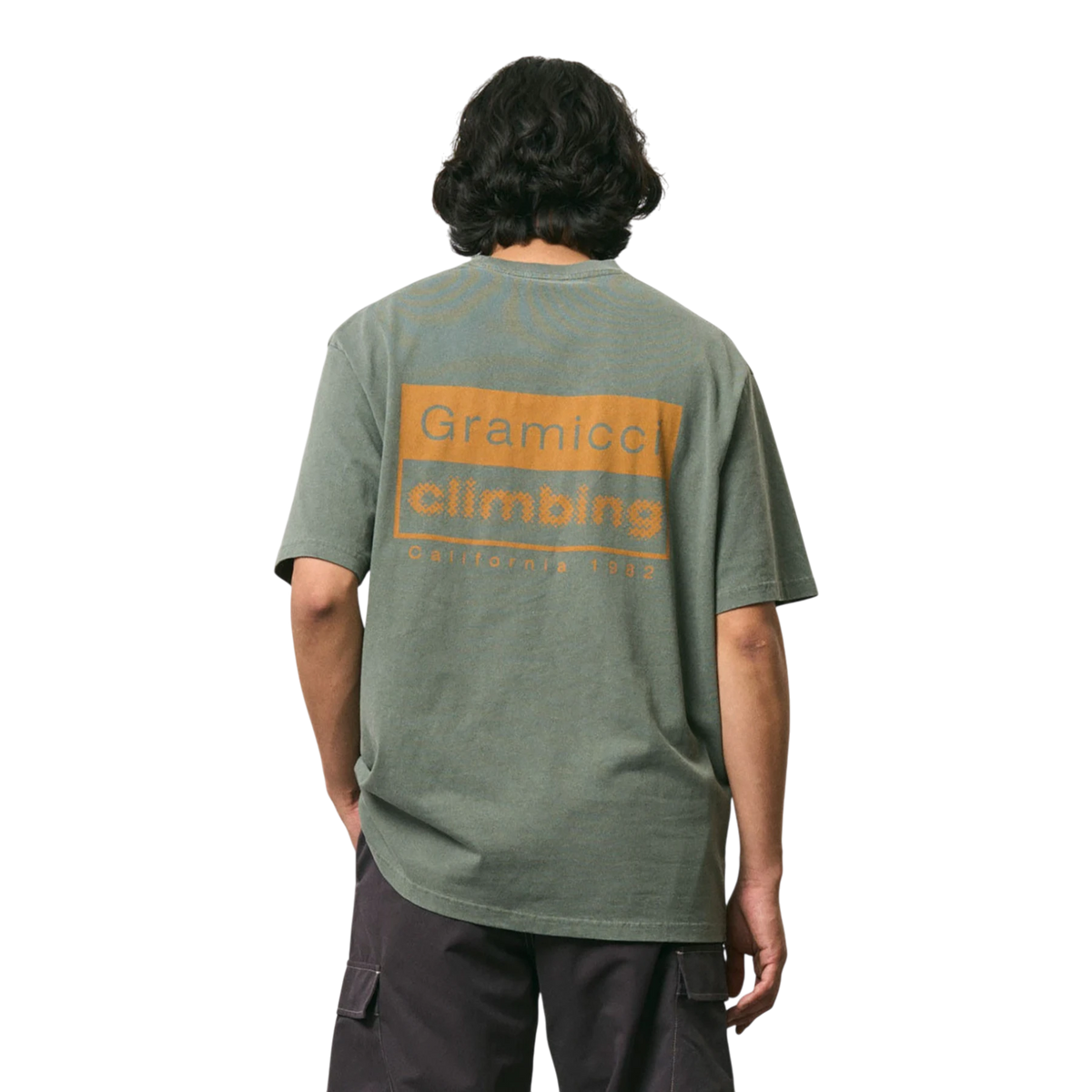 Gramicci - Gramicci Climbing Tee Pigment Dyed - Sage Pigment lifestyle product image