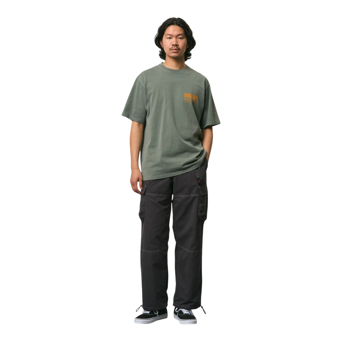 Gramicci - Gramicci Climbing Tee Pigment Dyed - Sage Pigment lifestyle product image