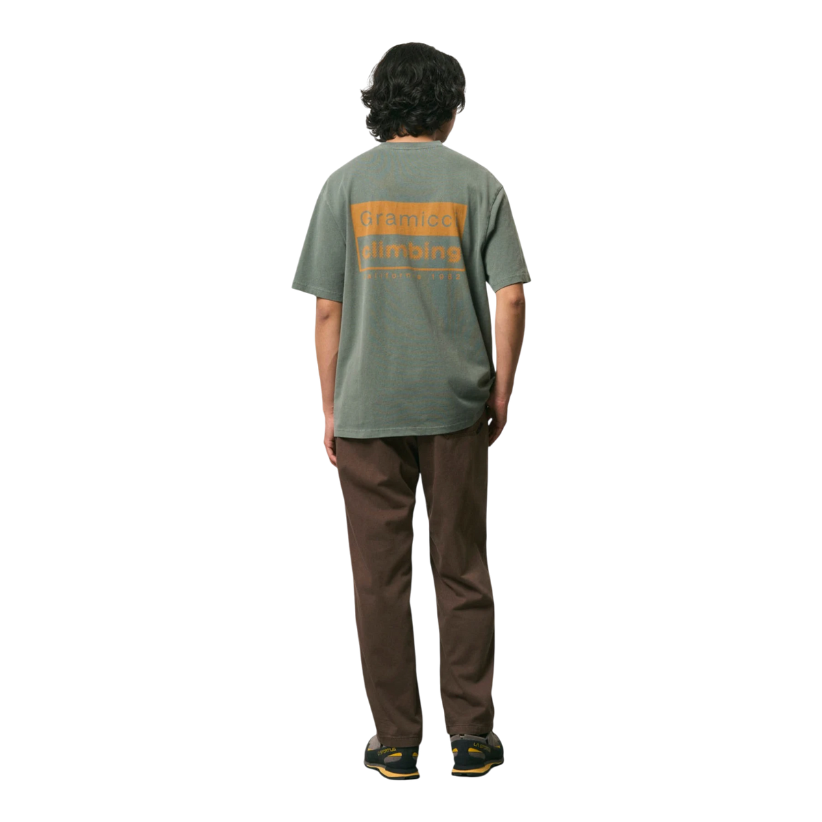 Gramicci - Gramicci Climbing Tee Pigment Dyed - Sage Pigment lifestyle product image