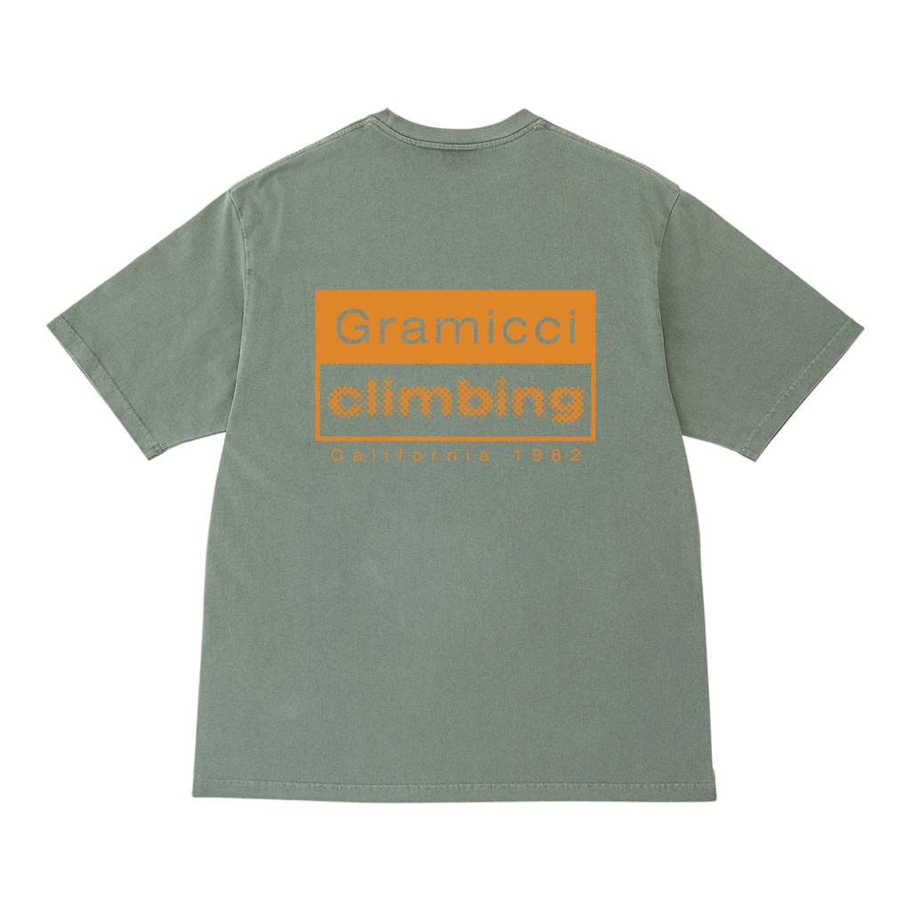 Gramicci - Gramicci Climbing Tee Pigment Dyed - Sage Pigment angle product image