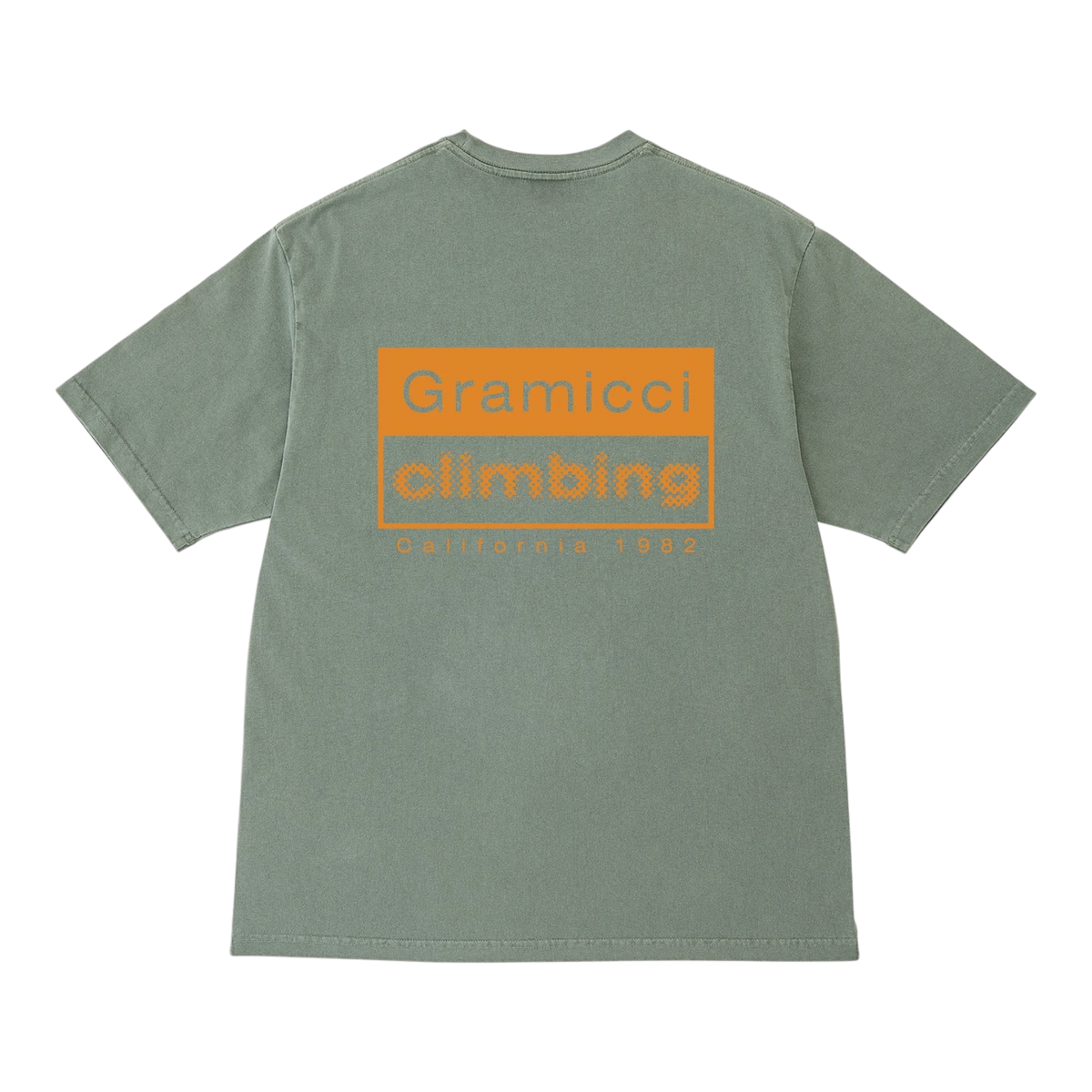 Gramicci - Gramicci Climbing Tee Pigment Dyed - Sage Pigment angle product image
