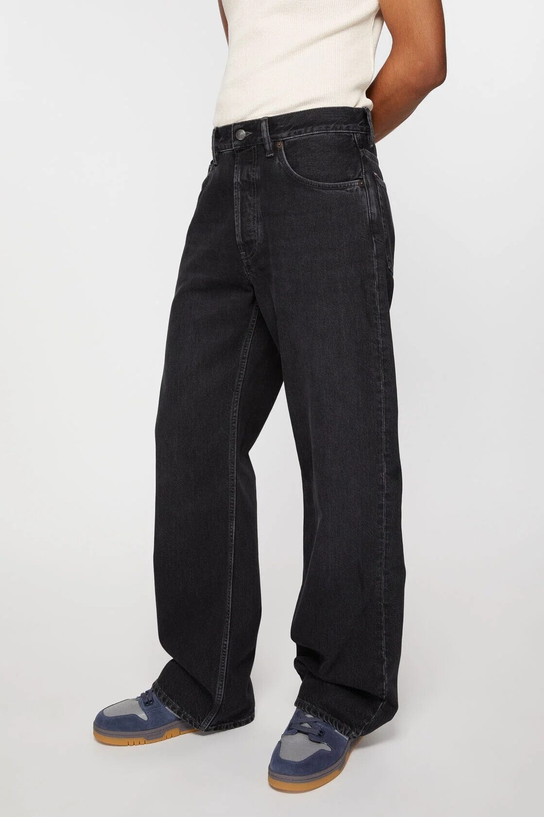 Acne Studios 2021M Regular Fit Jeans - Black Pants Acne Studios 