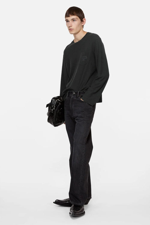 Acne Studios 2021M Regular Fit Jeans - Black Pants Acne Studios 
