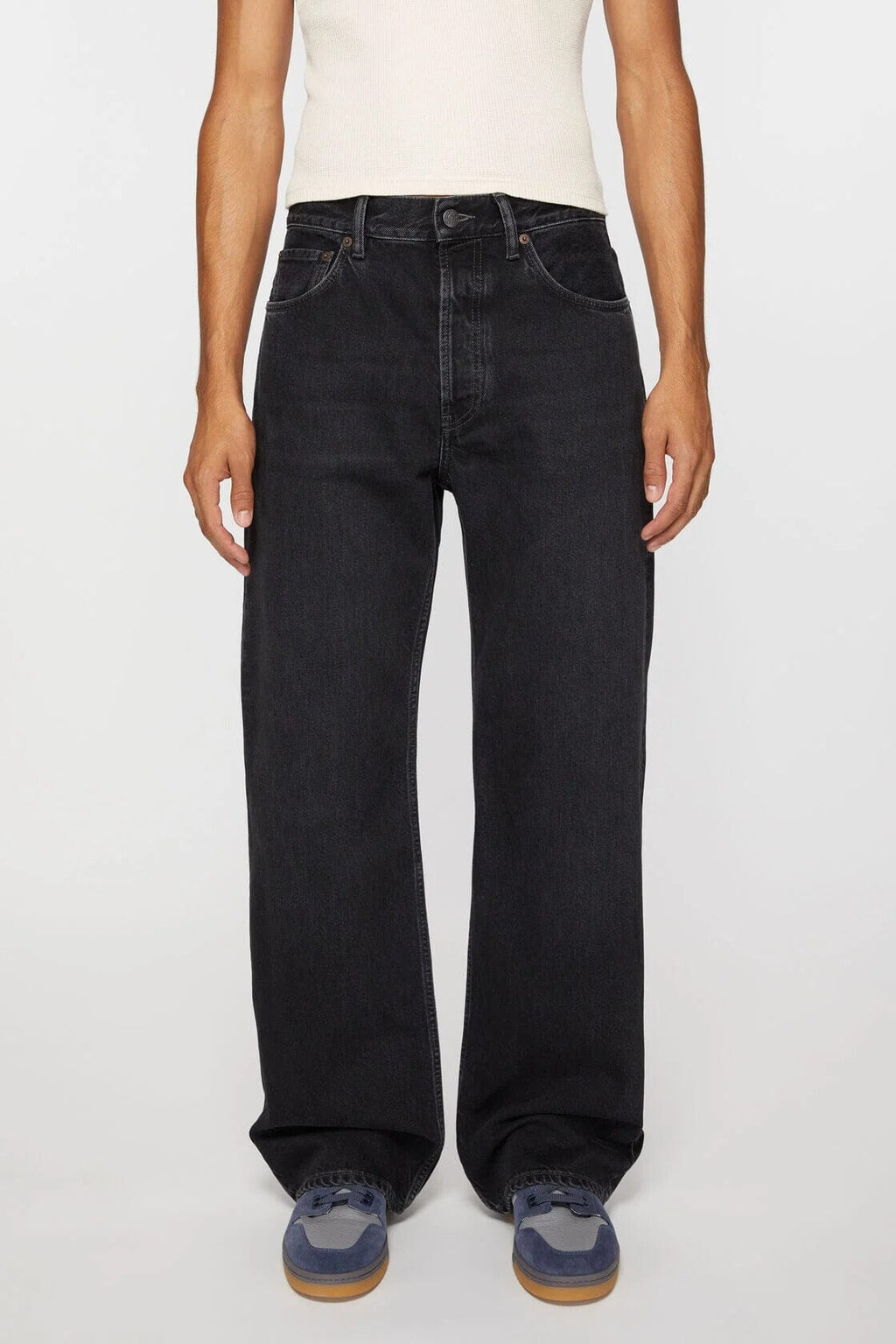 Acne Studios 2021M Regular Fit Jeans - Black Pants Acne Studios 