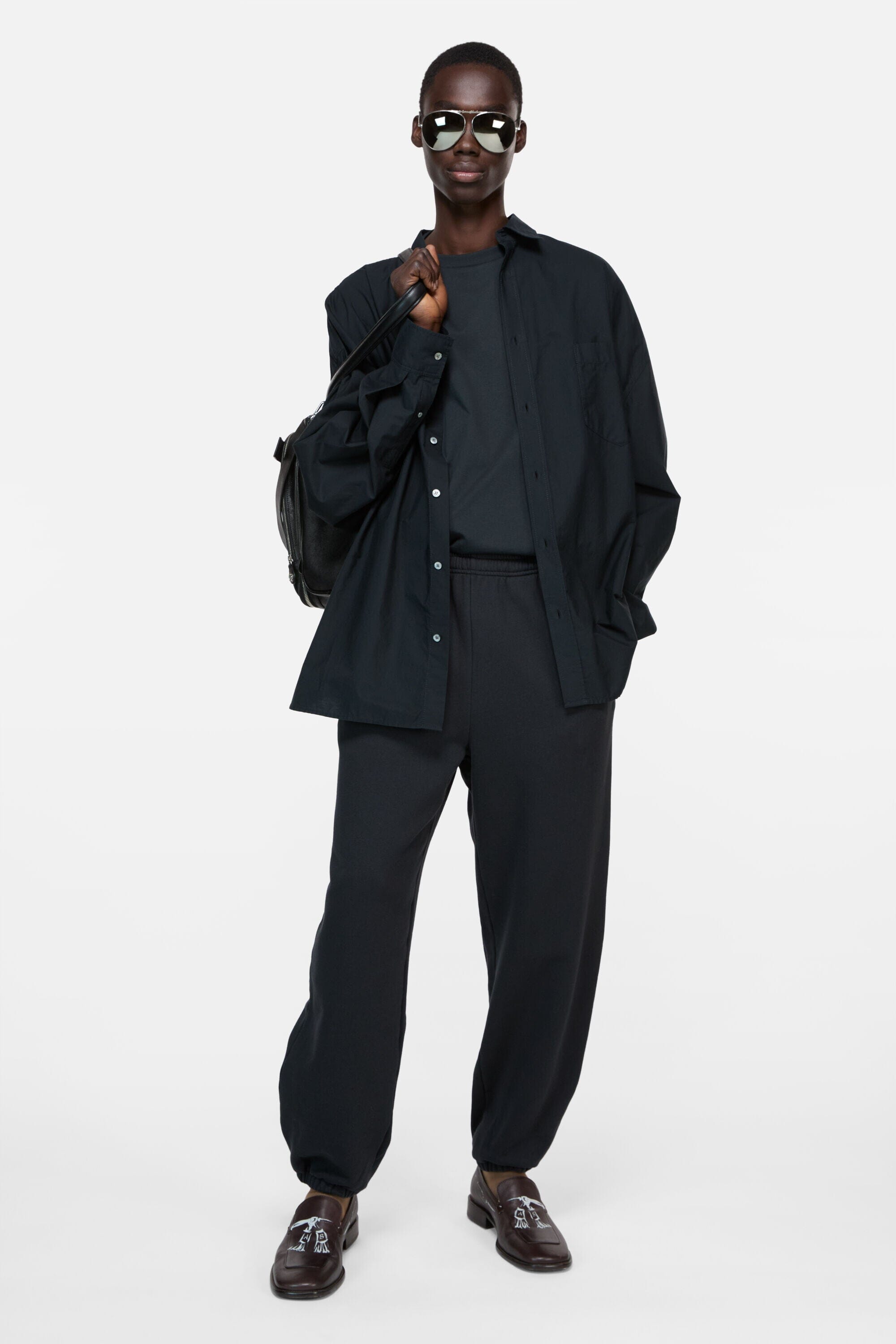 Acne Studios Button-Up Shirt - Black/Grey Shirt Acne Studios 