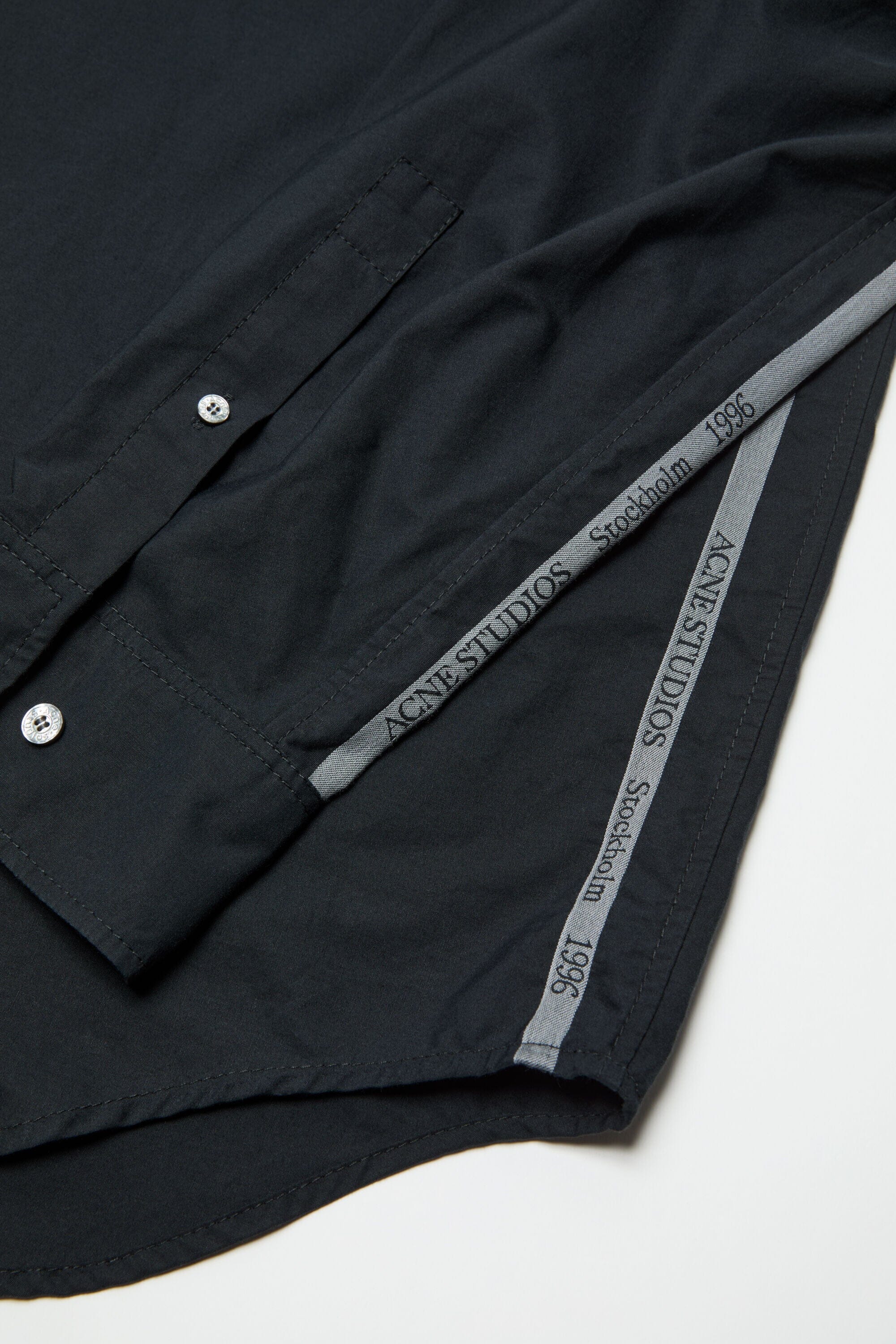 Acne Studios Button-Up Shirt - Black/Grey Shirt Acne Studios 