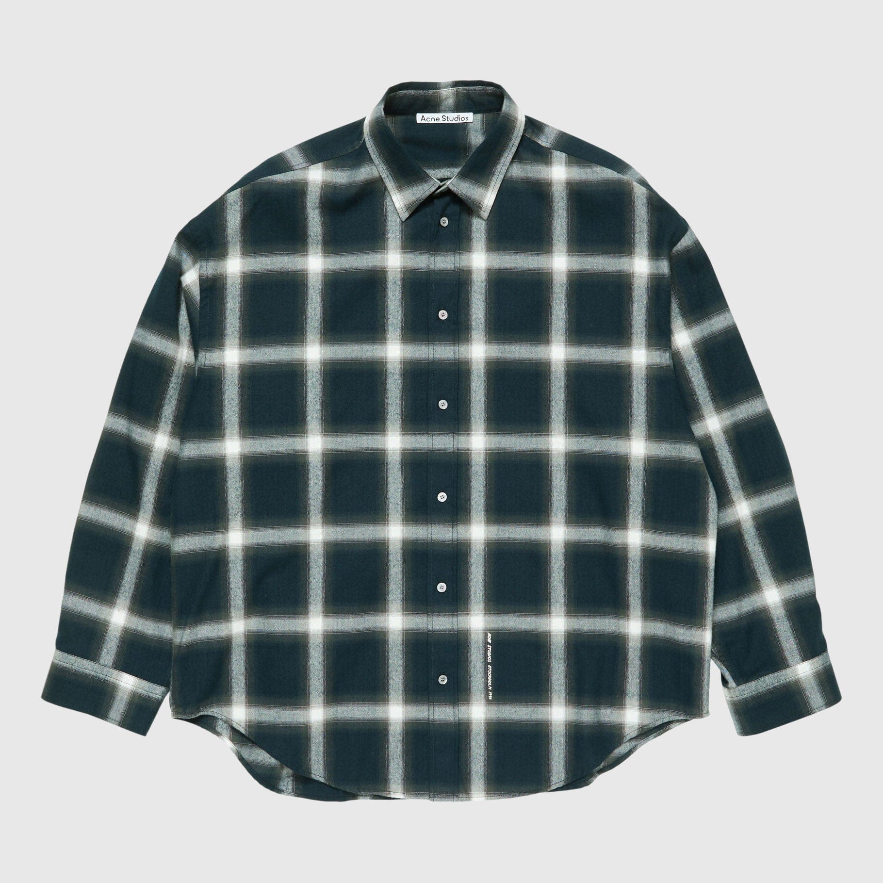 Acne Studios Checked Shirt - Navy Multi Shirt Acne Studios 