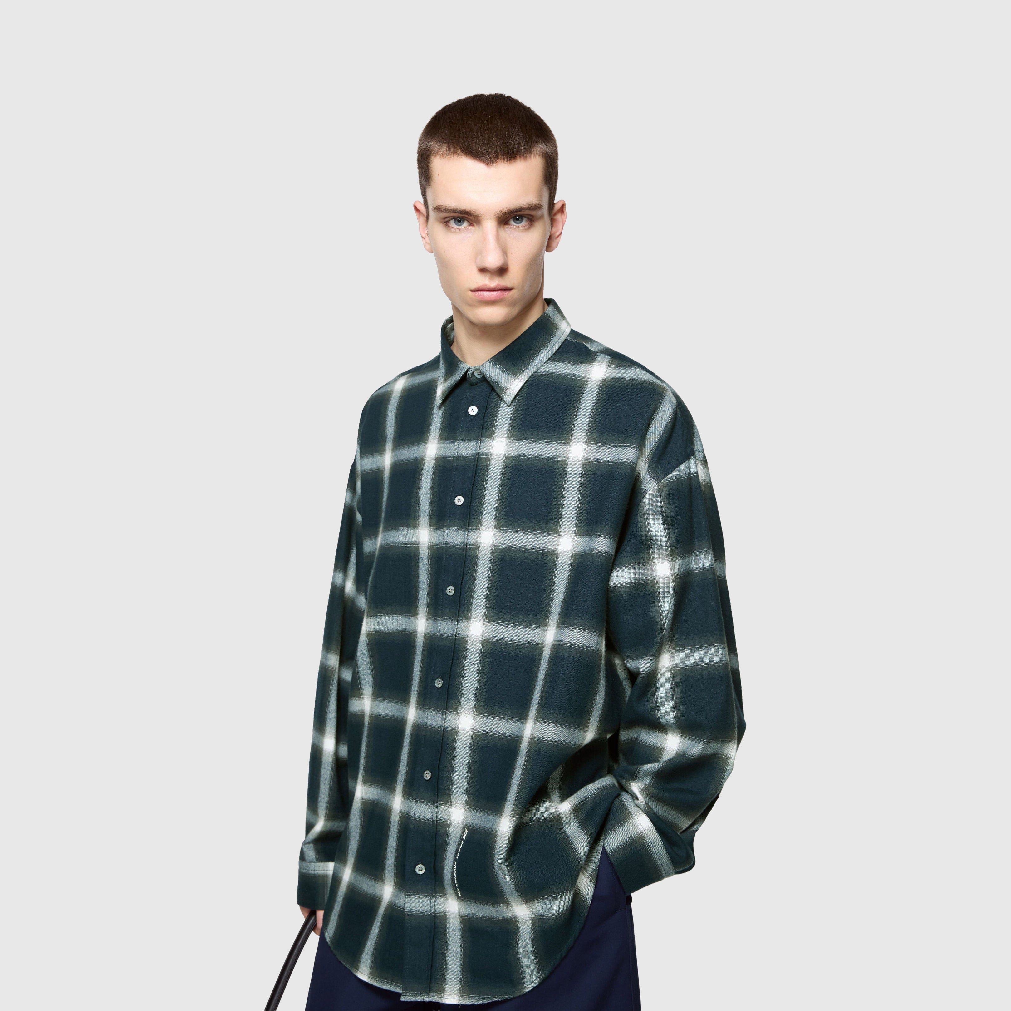 Acne Studios Checked Shirt - Navy Multi Shirt Acne Studios 