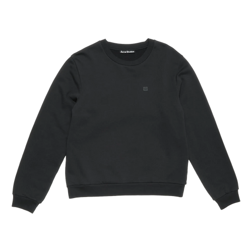 Acne Studios Crew Neck Fleece Sweater - Black Sweatshirt Acne Studios 