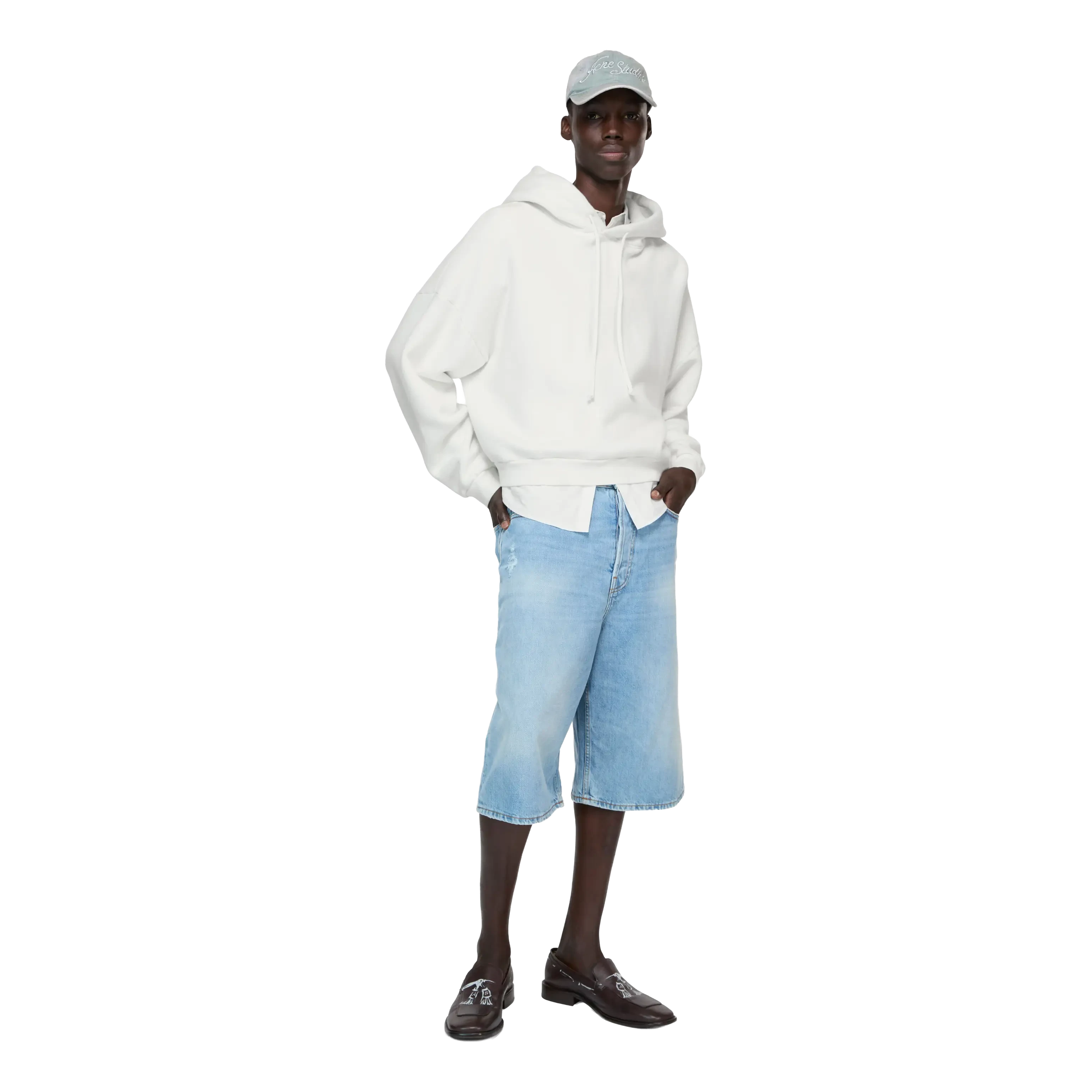 Acne Studios Denim Shorts - Light Blue Shorts Acne Studios 