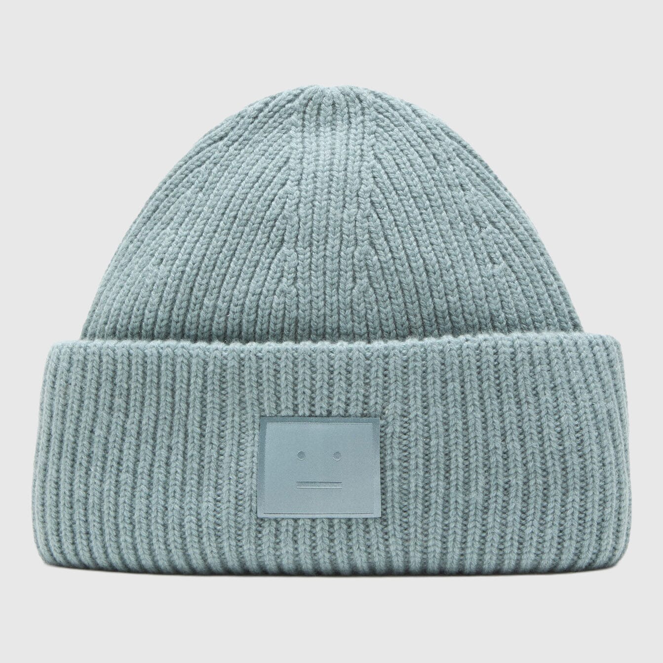 Acne Studios Face Logo Beanie - Dusty Blue Beanie Acne Studios 