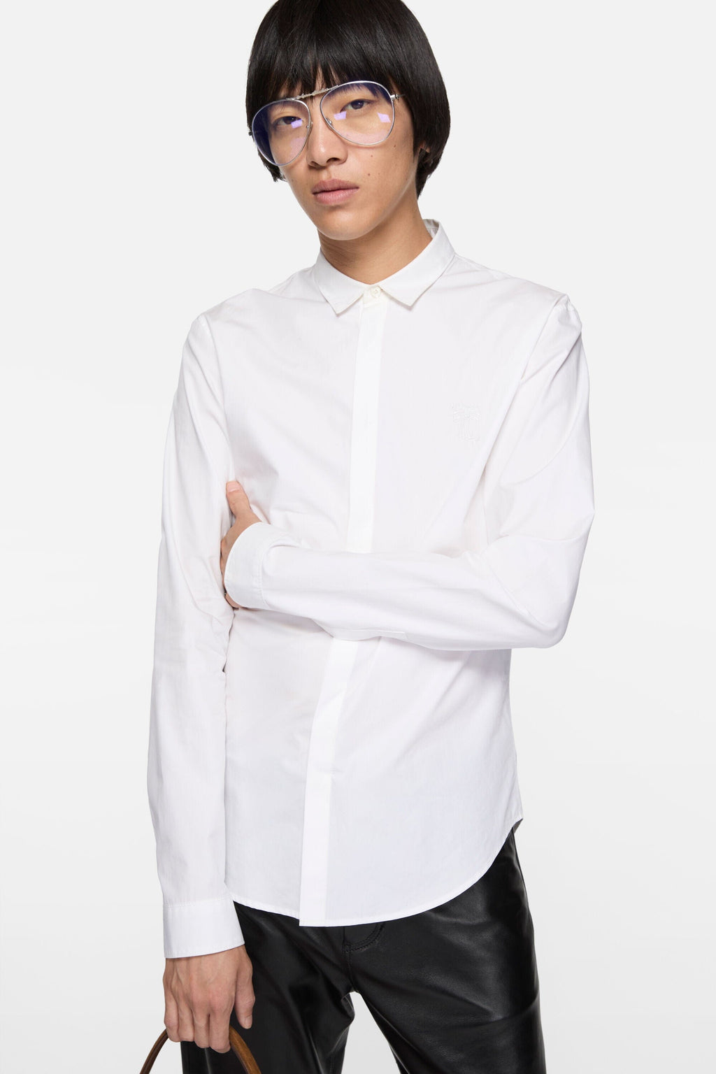 Acne Studios Fitted Button-Up Shirt - White Shirt Acne Studios 