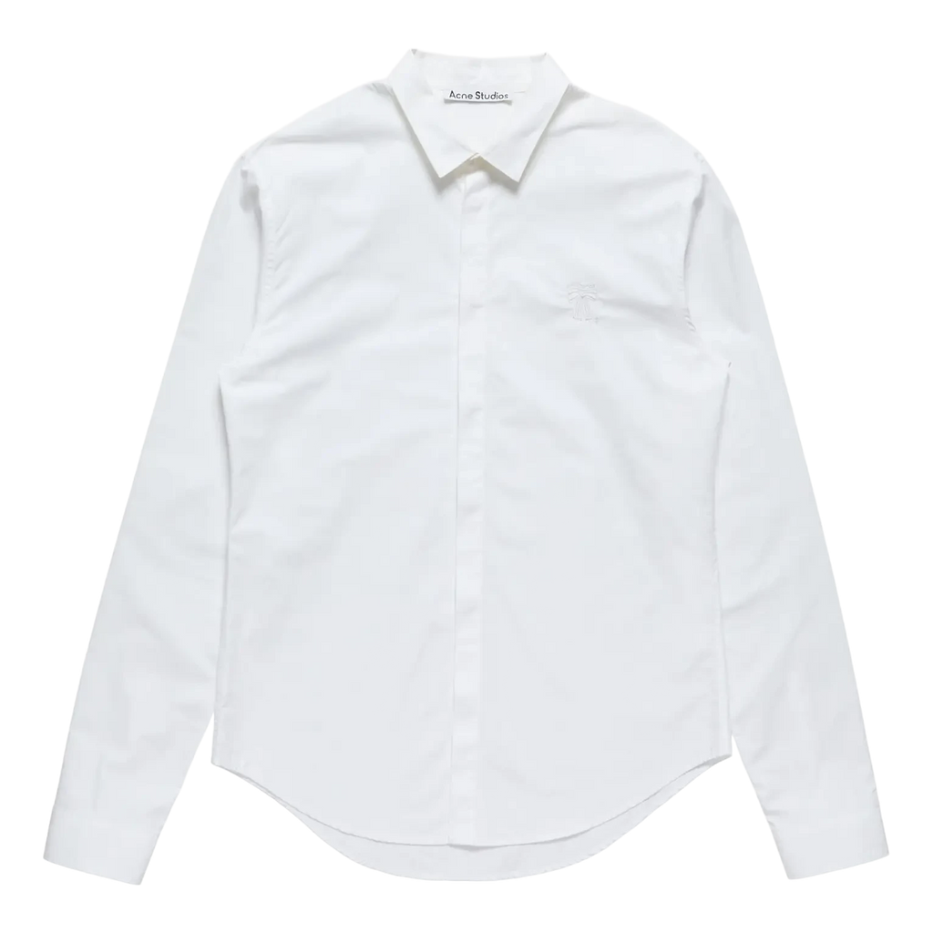 Acne Studios Fitted Button-Up Shirt - White Shirt Acne Studios 