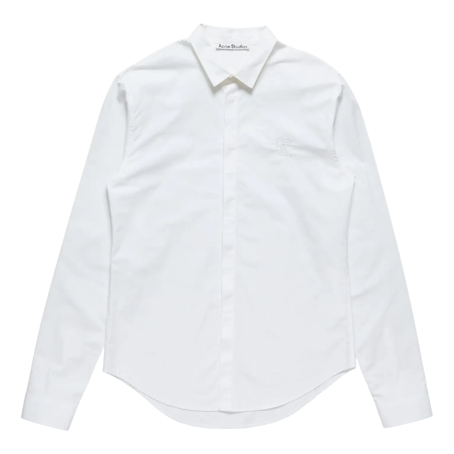 Acne Studios Fitted Button-Up Shirt - White Shirt Acne Studios 