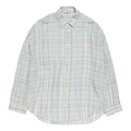 Acne Studios Linen Check Button-up Short - Grey/Pink Shirt Acne Studios 