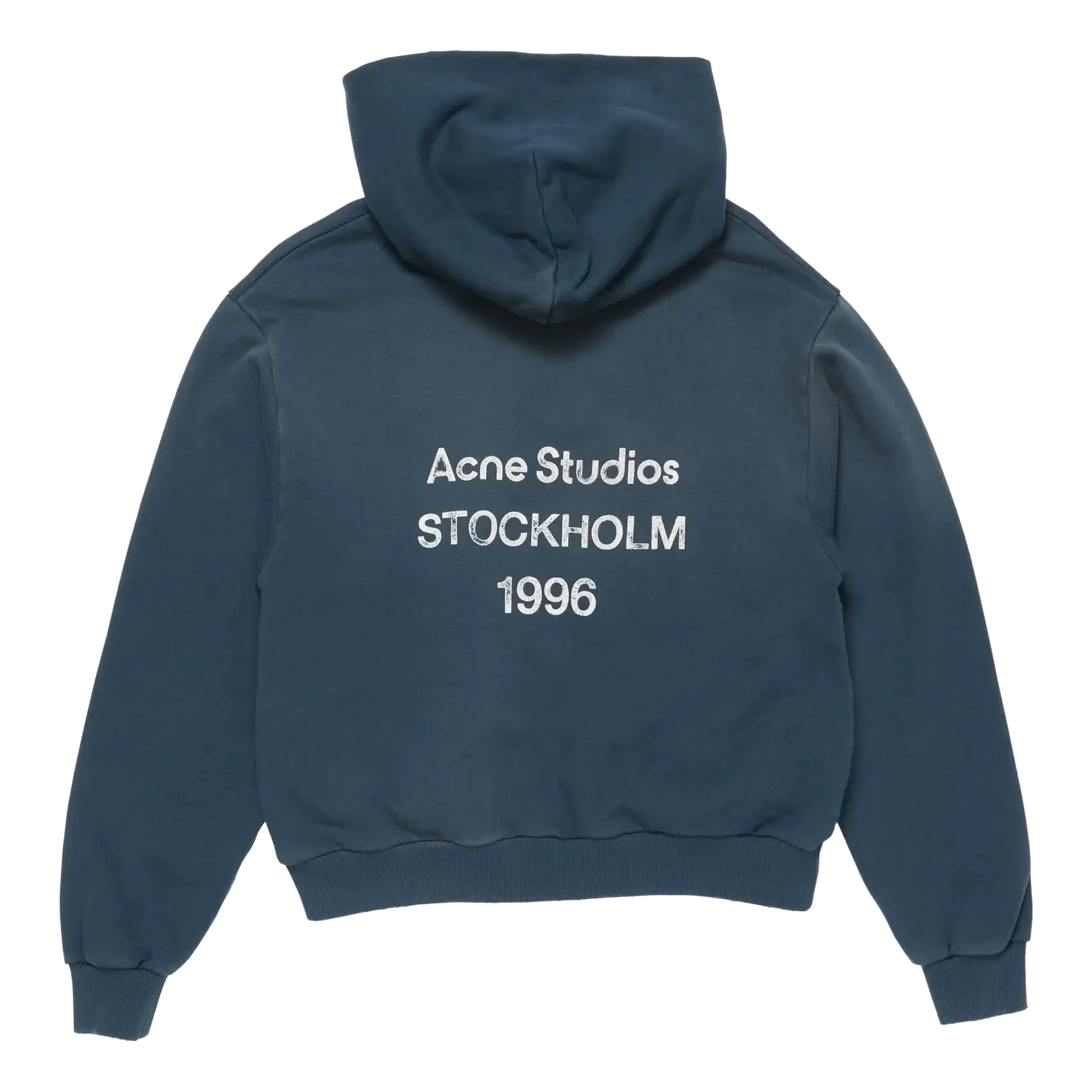 Acne Studios Logo Hooded Sweater - Deep Blue Hooded Sweatshirt Acne Studios 
