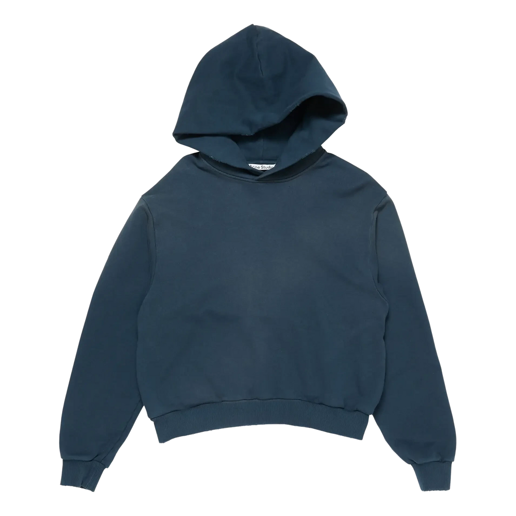 Acne Studios Logo Hooded Sweater - Deep Blue Hooded Sweatshirt Acne Studios 