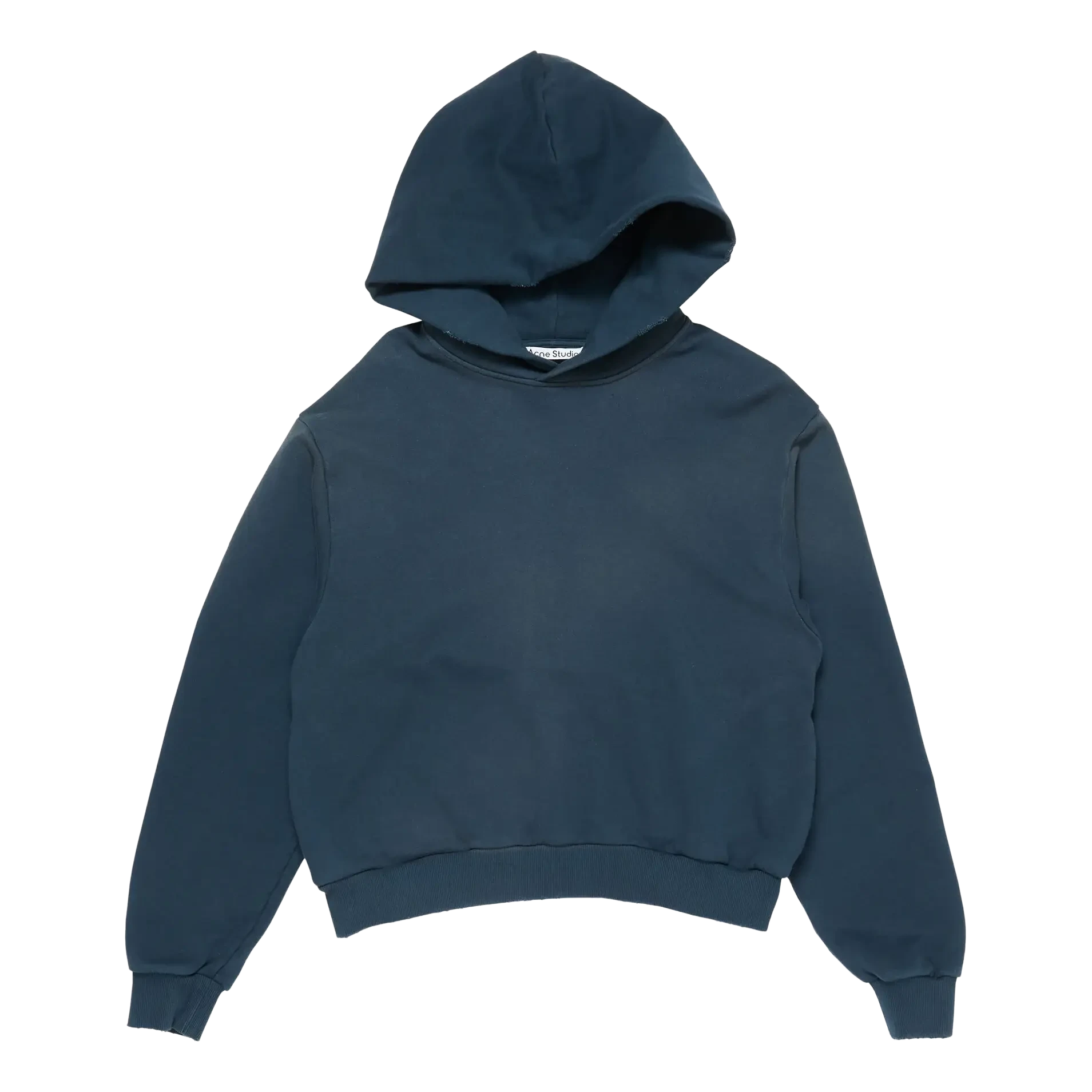 Acne Studios Logo Hooded Sweater - Deep Blue Hooded Sweatshirt Acne Studios 