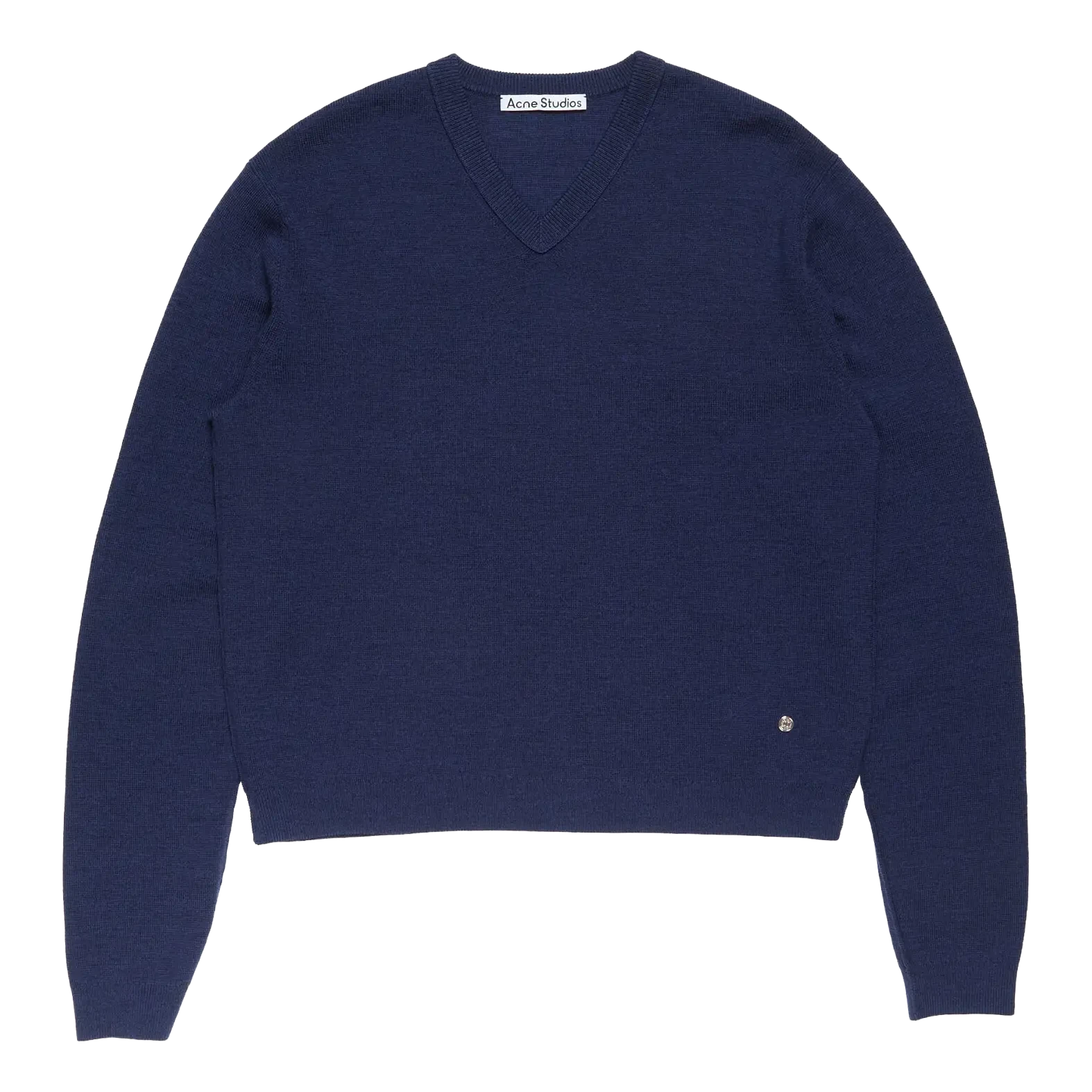 Acne Studios Merino Wool Jumper - Navy Knitwear Acne Studios 