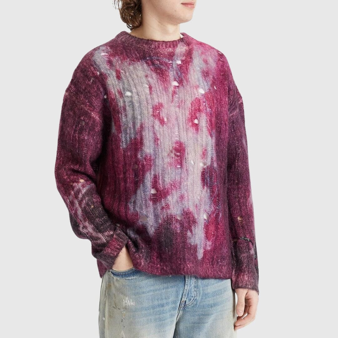 Acne Studios Multicolour Knit - Dark Purple Knitwear Acne Studios 