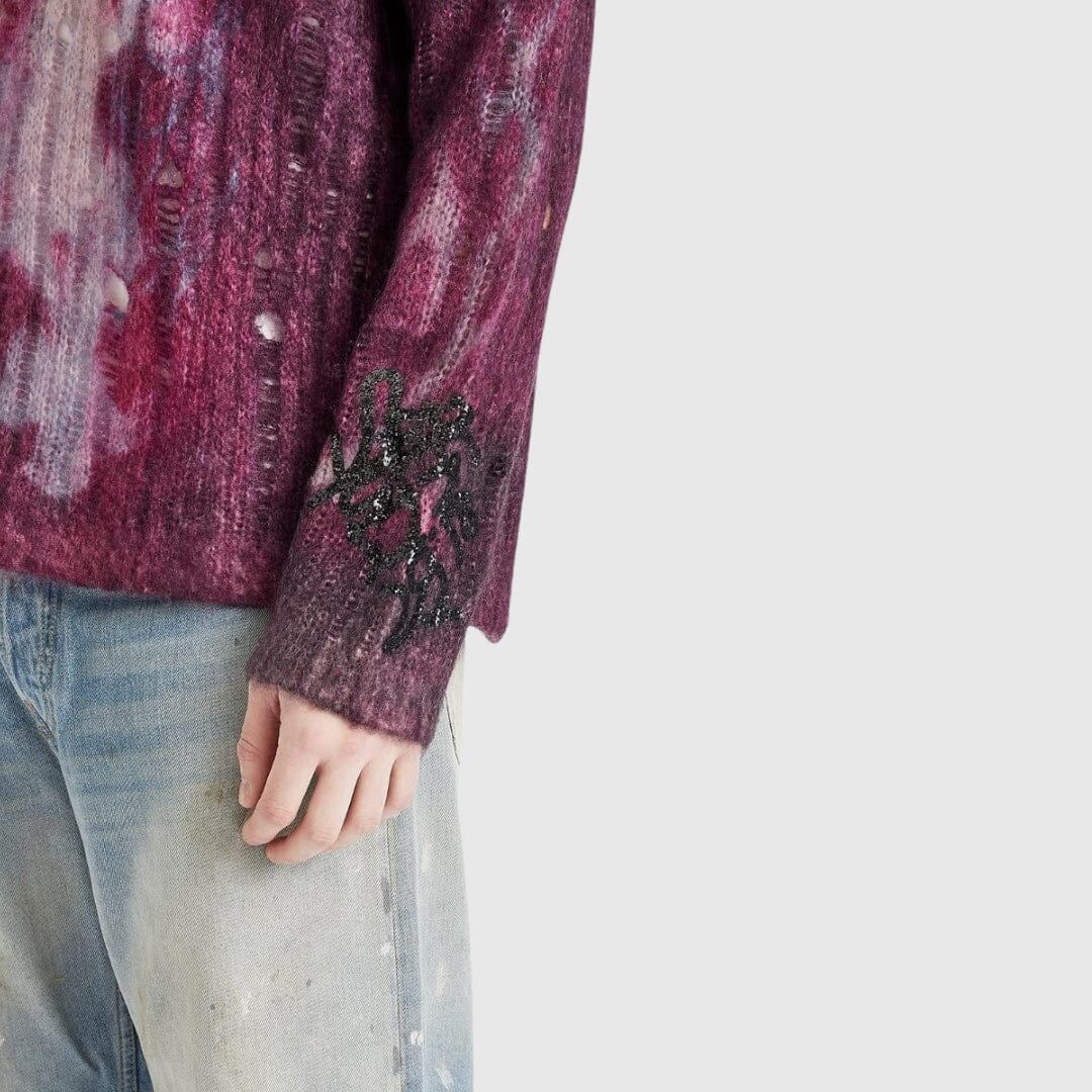 Acne Studios Multicolour Knit - Dark Purple Knitwear Acne Studios 