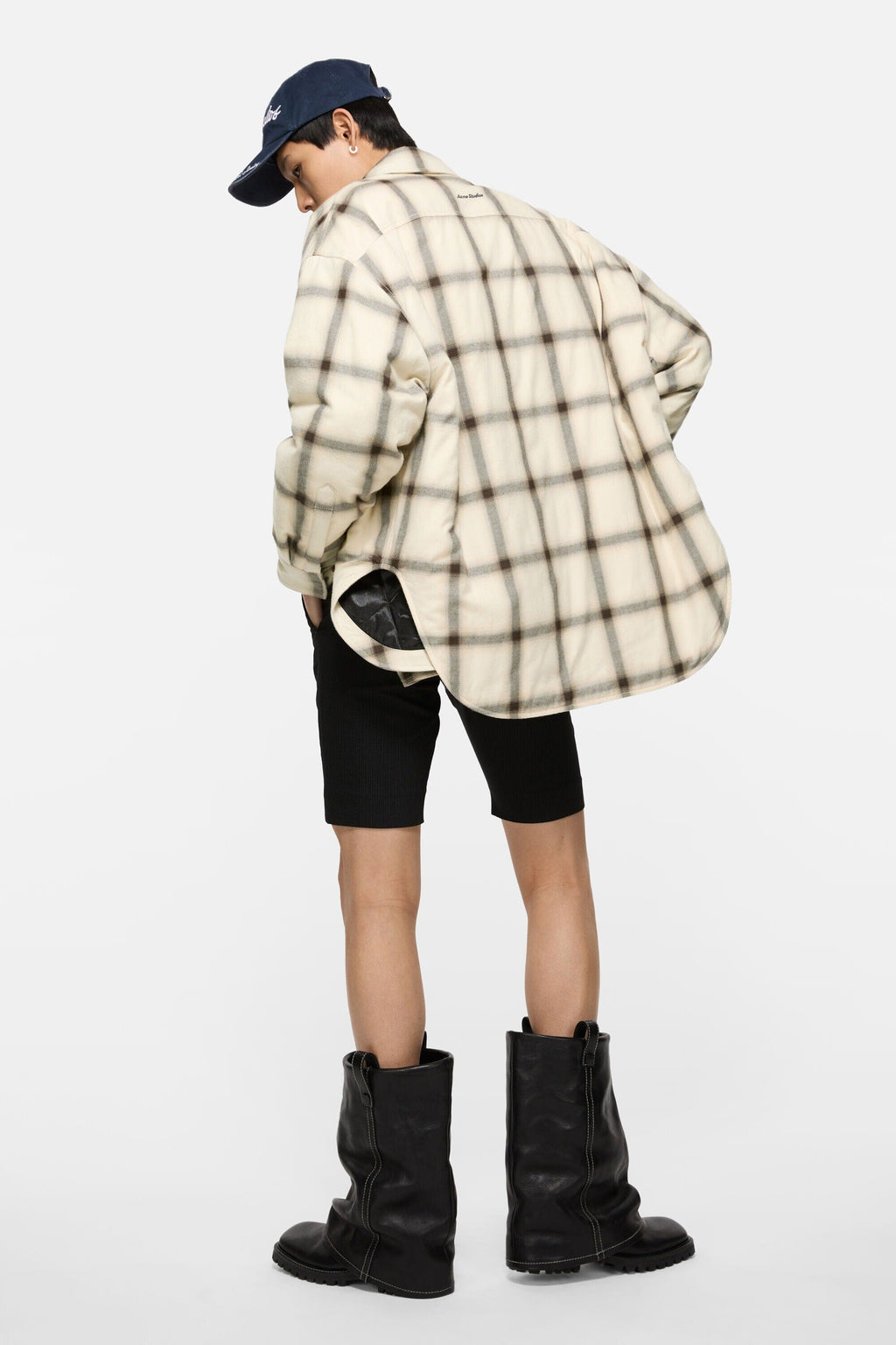 Acne Studios Plaid Overshirt - Beige Multi Overshirt Acne Studios 