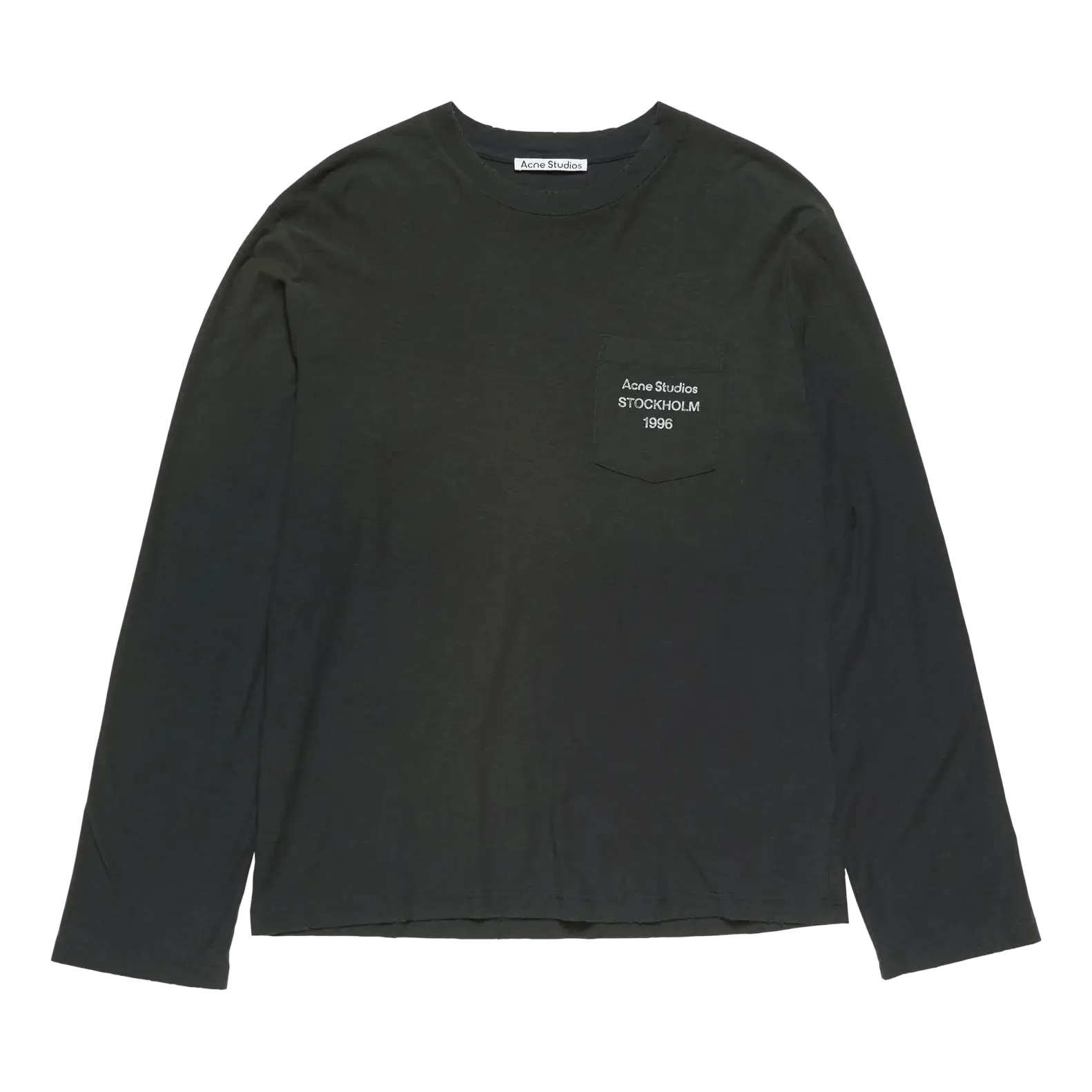 Acne Studios Pocket Longsleeve - Faded Black Longsleeve Acne Studios 