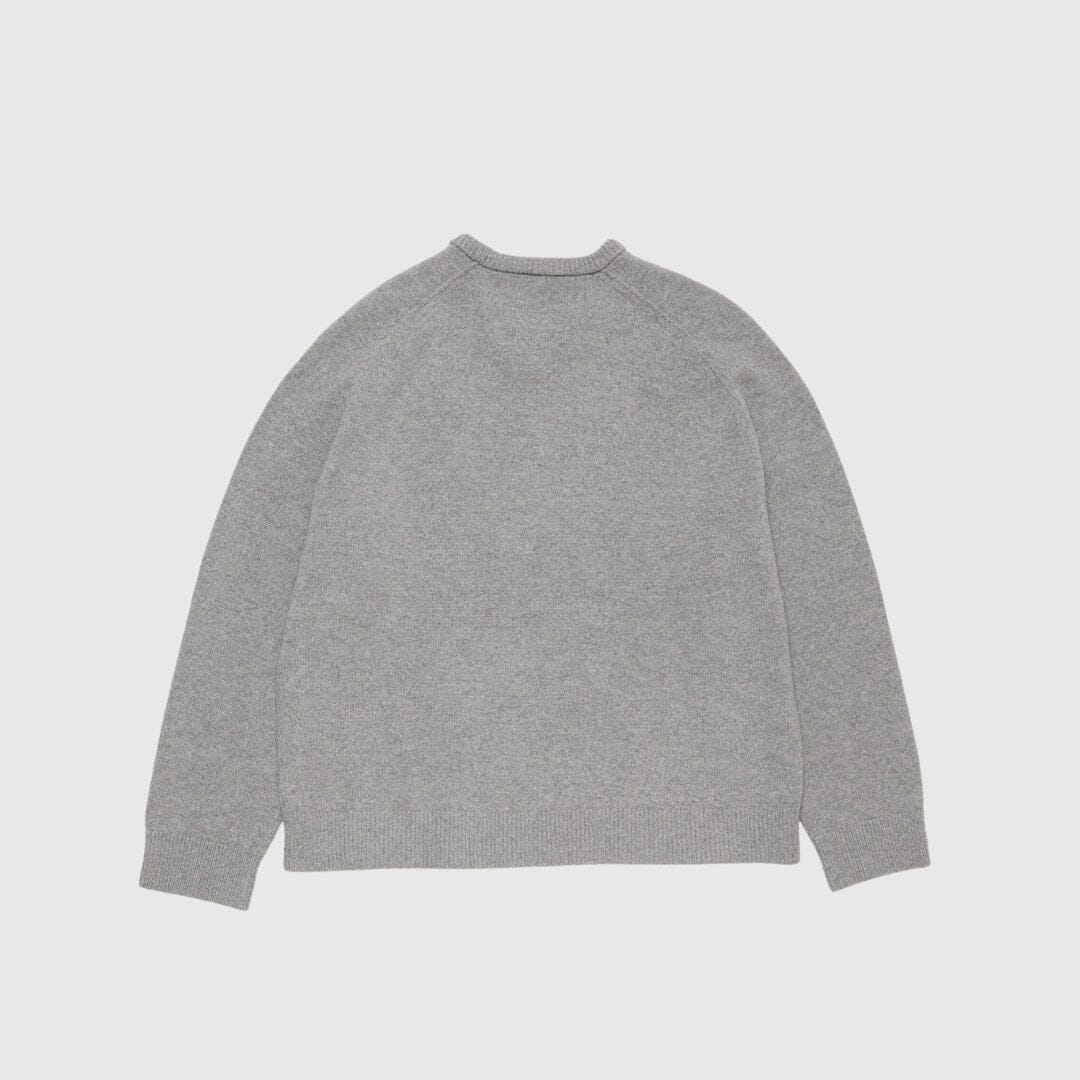 Acne Studios Saddle Sweater - Dark Grey Melange Knitwear Acne Studios 