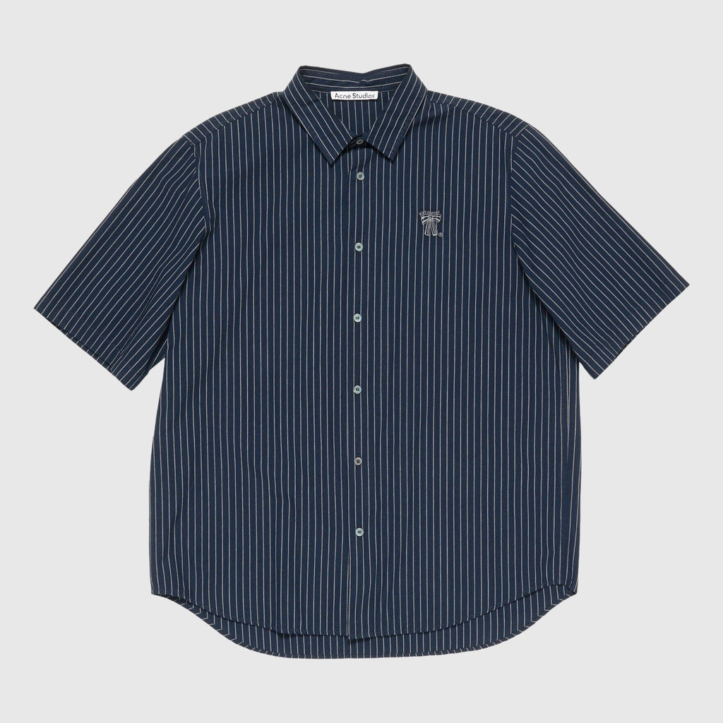 Acne Studios SS Striped Shirt - Navy / White Shirt Acne Studios 