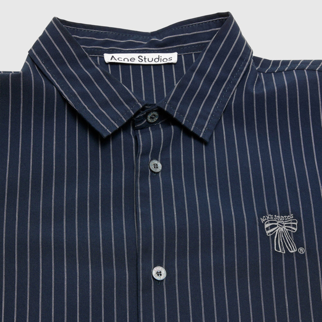 Acne Studios SS Striped Shirt - Navy / White Shirt Acne Studios 