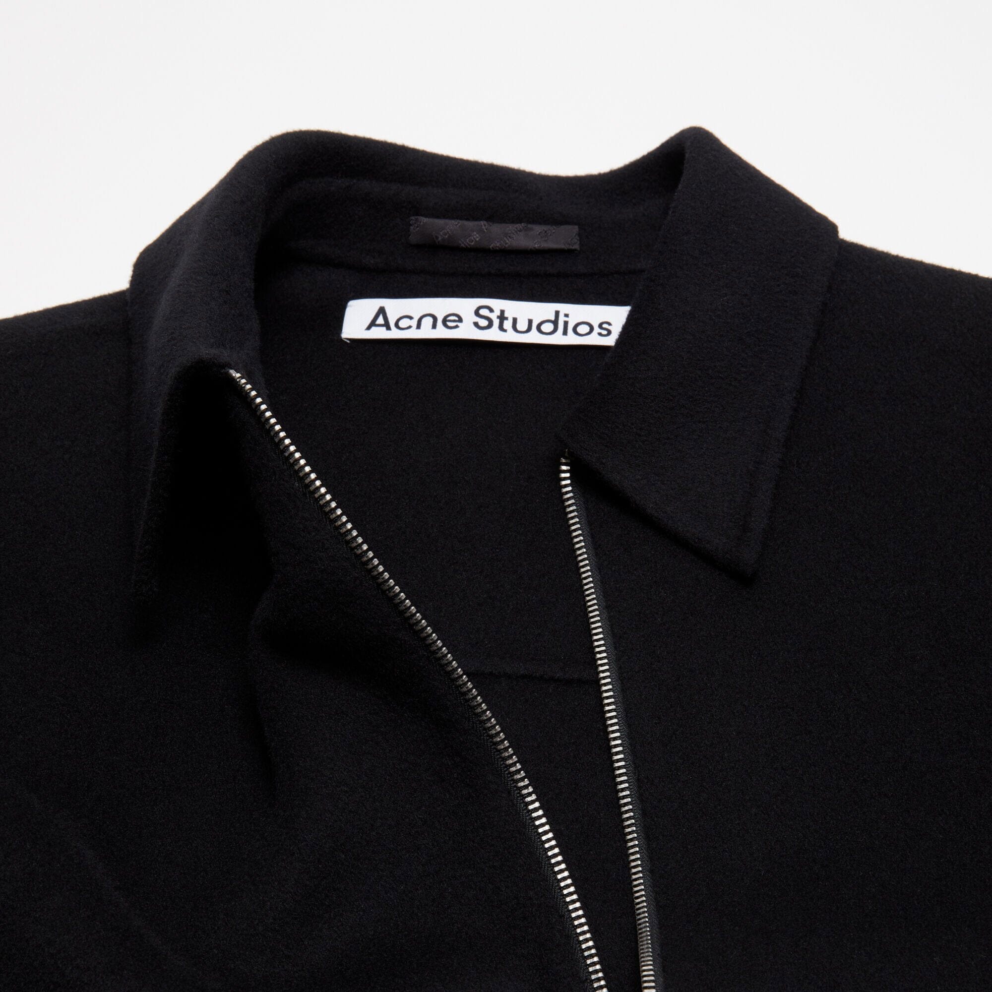 Acne Studios Wool Zipper Jacket - Black – Dapper